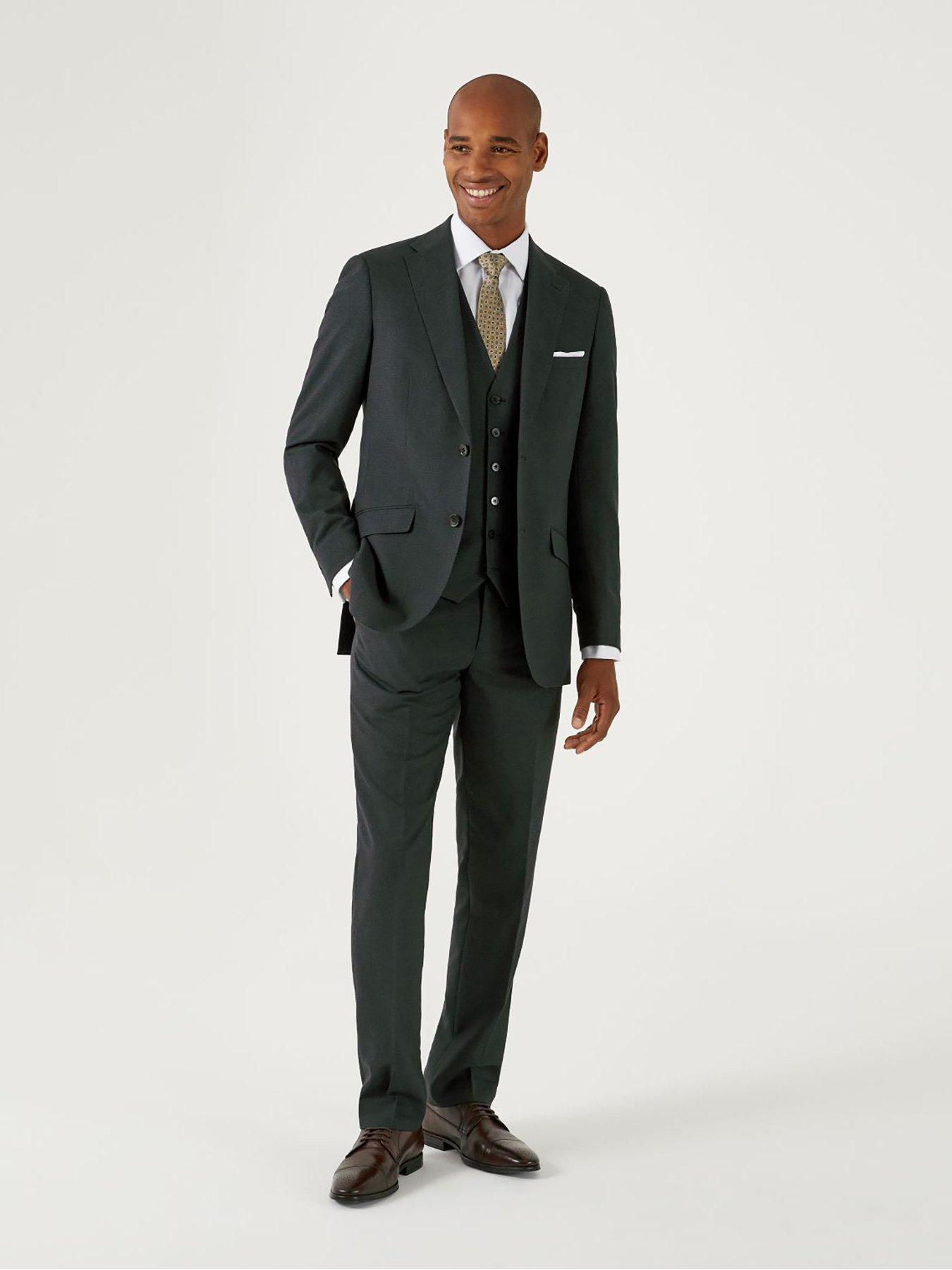 Image 3 of 5 of Skopes Harcourt Tailored Fit Suit Jacket - Green