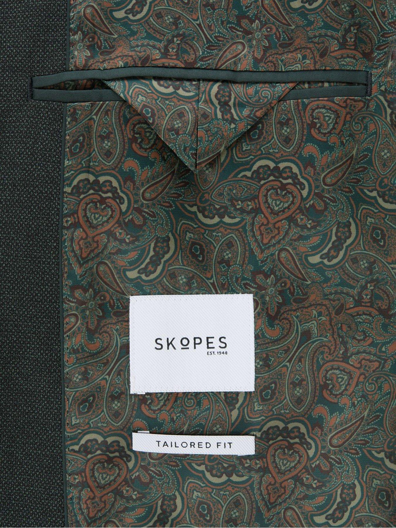 Image 4 of 5 of Skopes Harcourt Tailored Fit Suit Jacket - Green