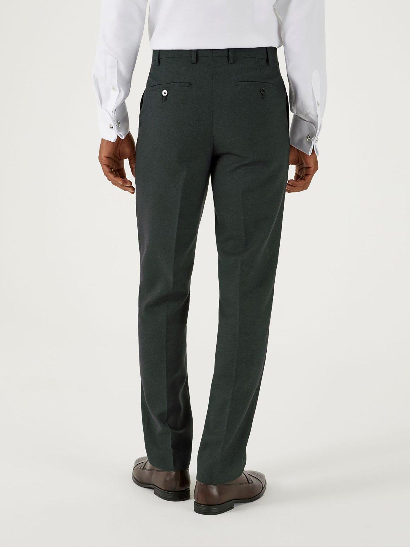 Image 2 of 4 of Skopes Harcourt Tailored Fit Suit Trousers - Green