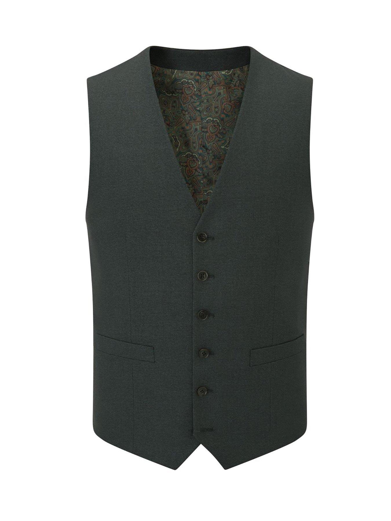 Image 4 of 4 of Skopes Harcourt SB Waistcoat Tweed Effect - Green