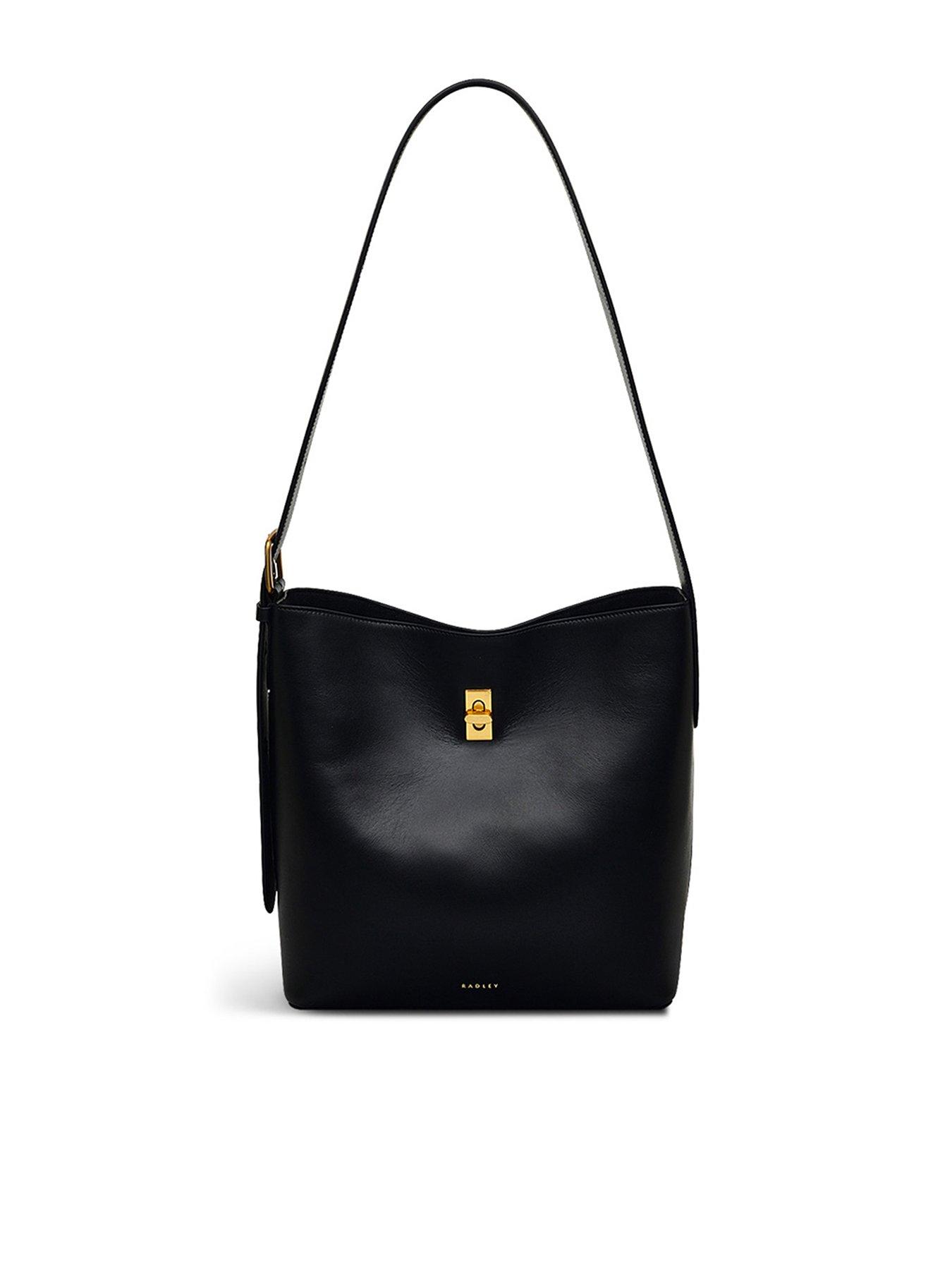 undefined Threadneedle Street Large Open Top Shoulder Bag - Black