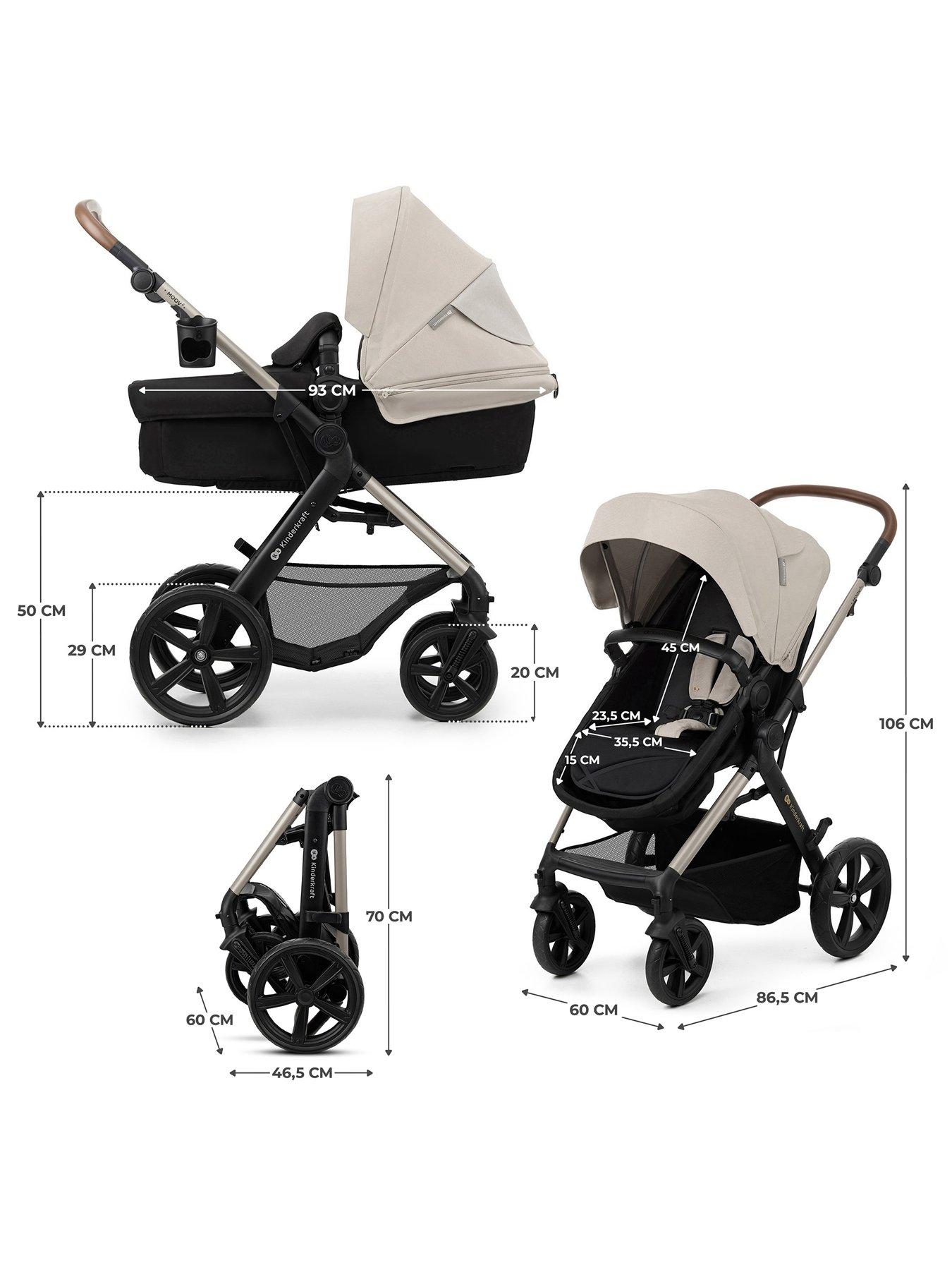  image of kinderkraft-moov-2-travel-system-light-grey
