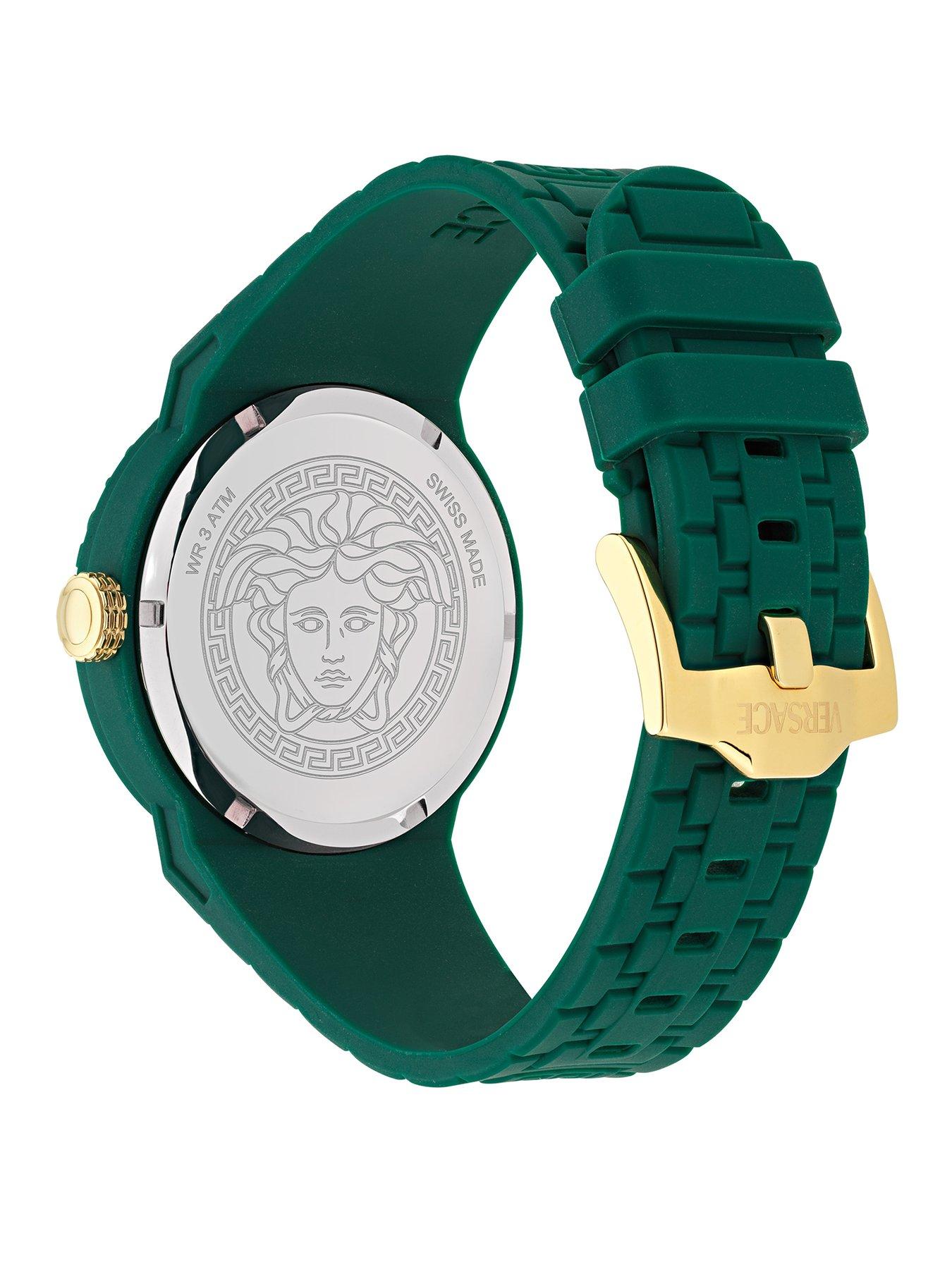  image of versace-v-pop-watch-green
