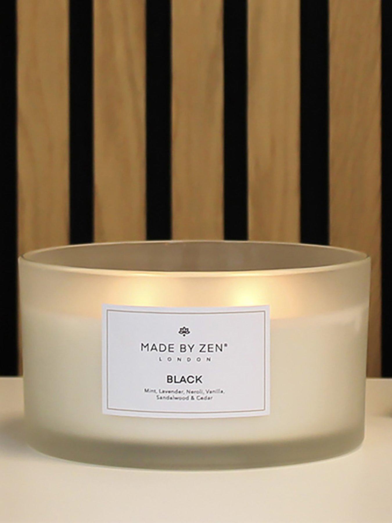 undefined Signature 4 Wick Candle - Black
