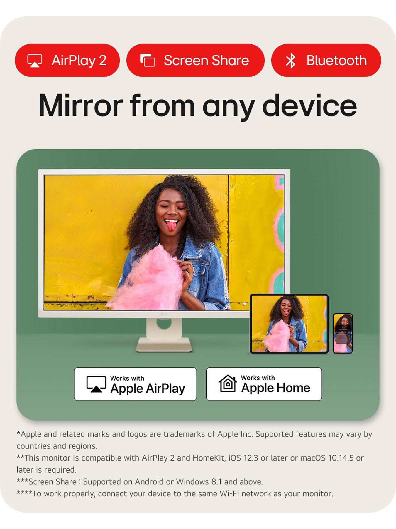 Image 4 of 7 of LG 32SR50F 32-inch Smart webOS 23 Monitor Full&nbsp;HD IPS HDMI