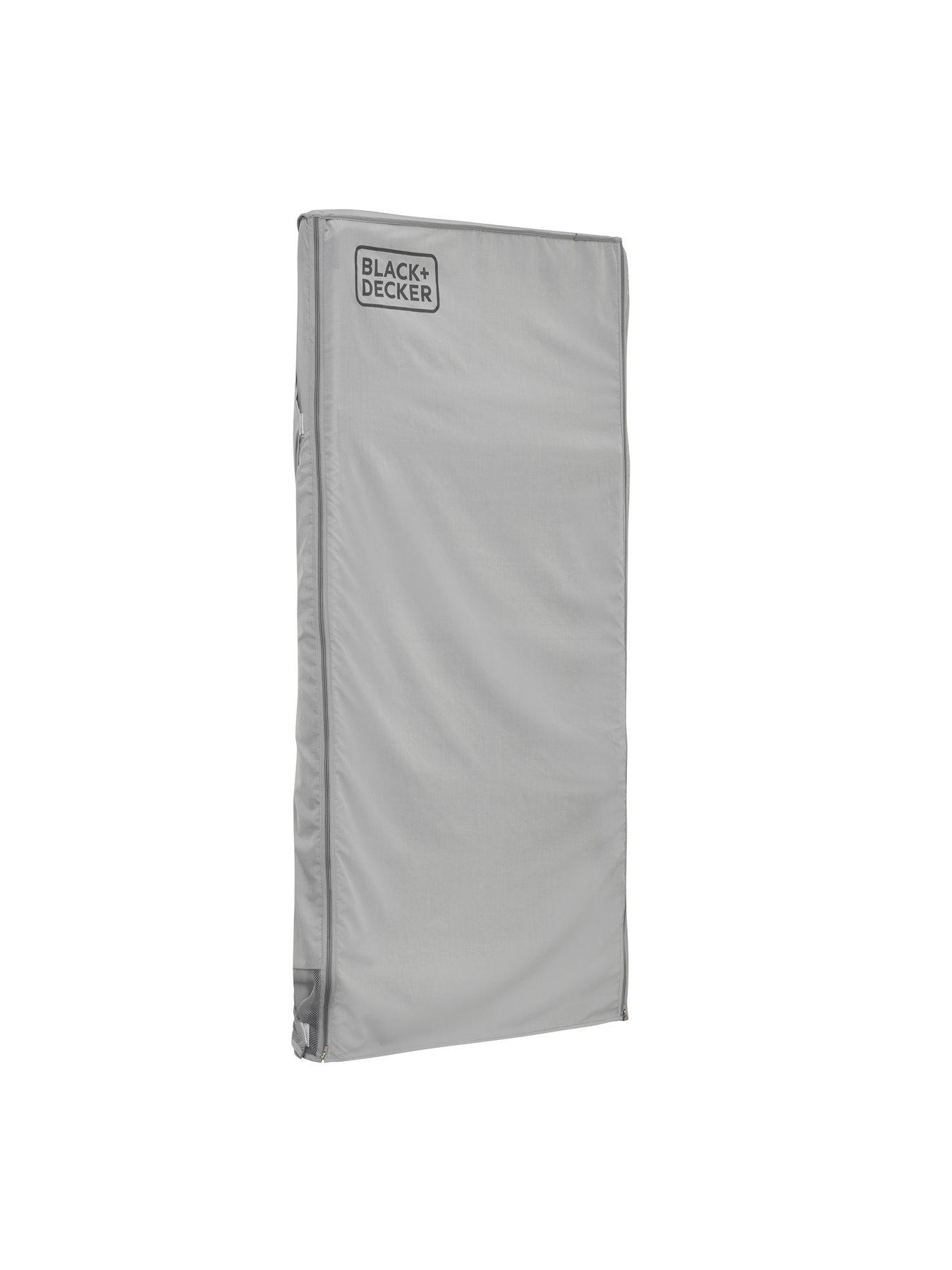 image of black-decker-3-tier-heated-airer-wheels-and-cover