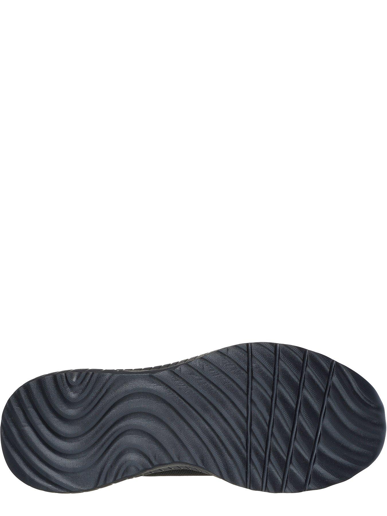  image of skechers-wide-fit-slip-ins-bobs-squad-sport-trainer-black