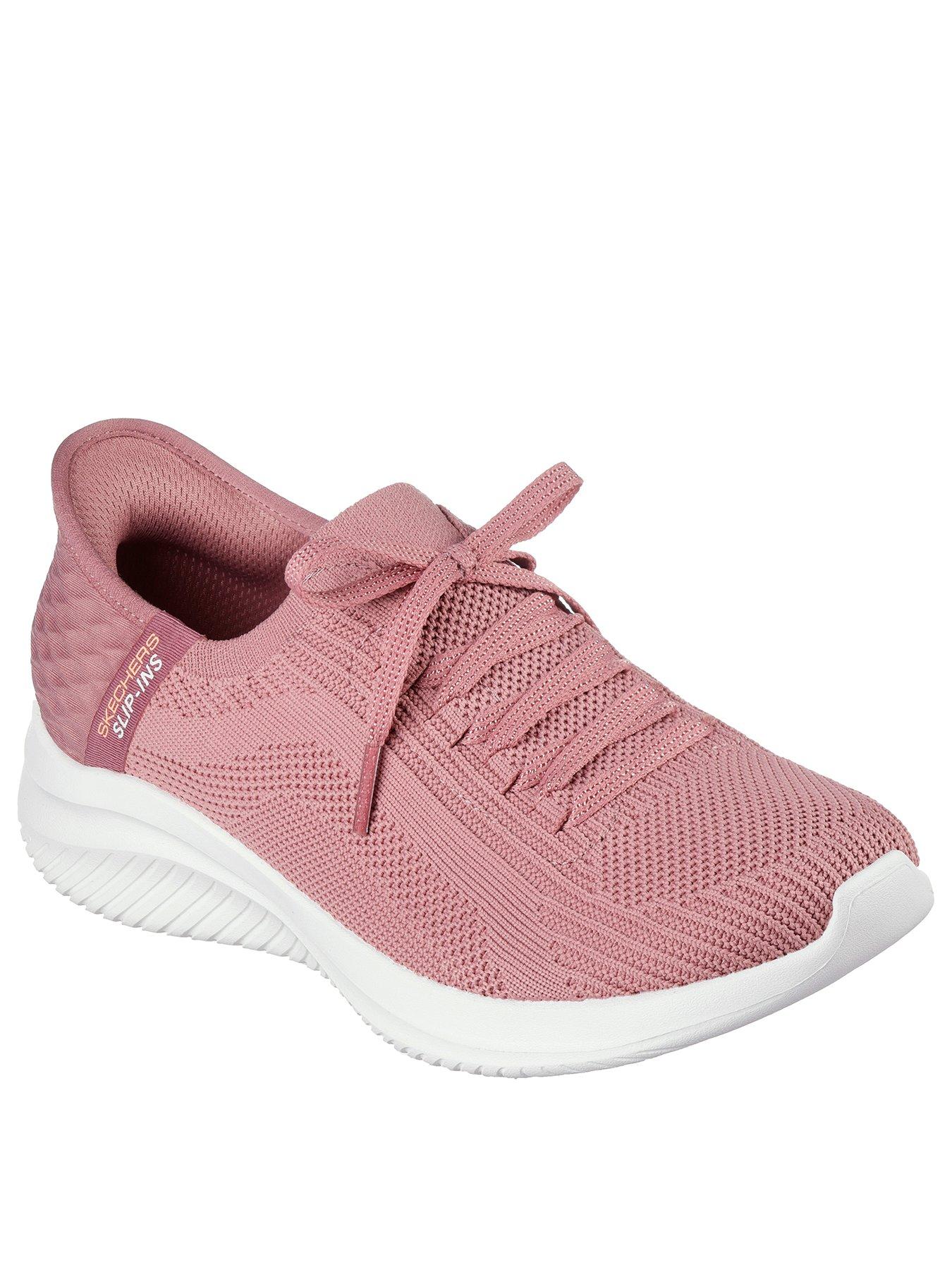 stillFront image of skechers-wide-fit-slip-ins-ultra-flex-3-purple