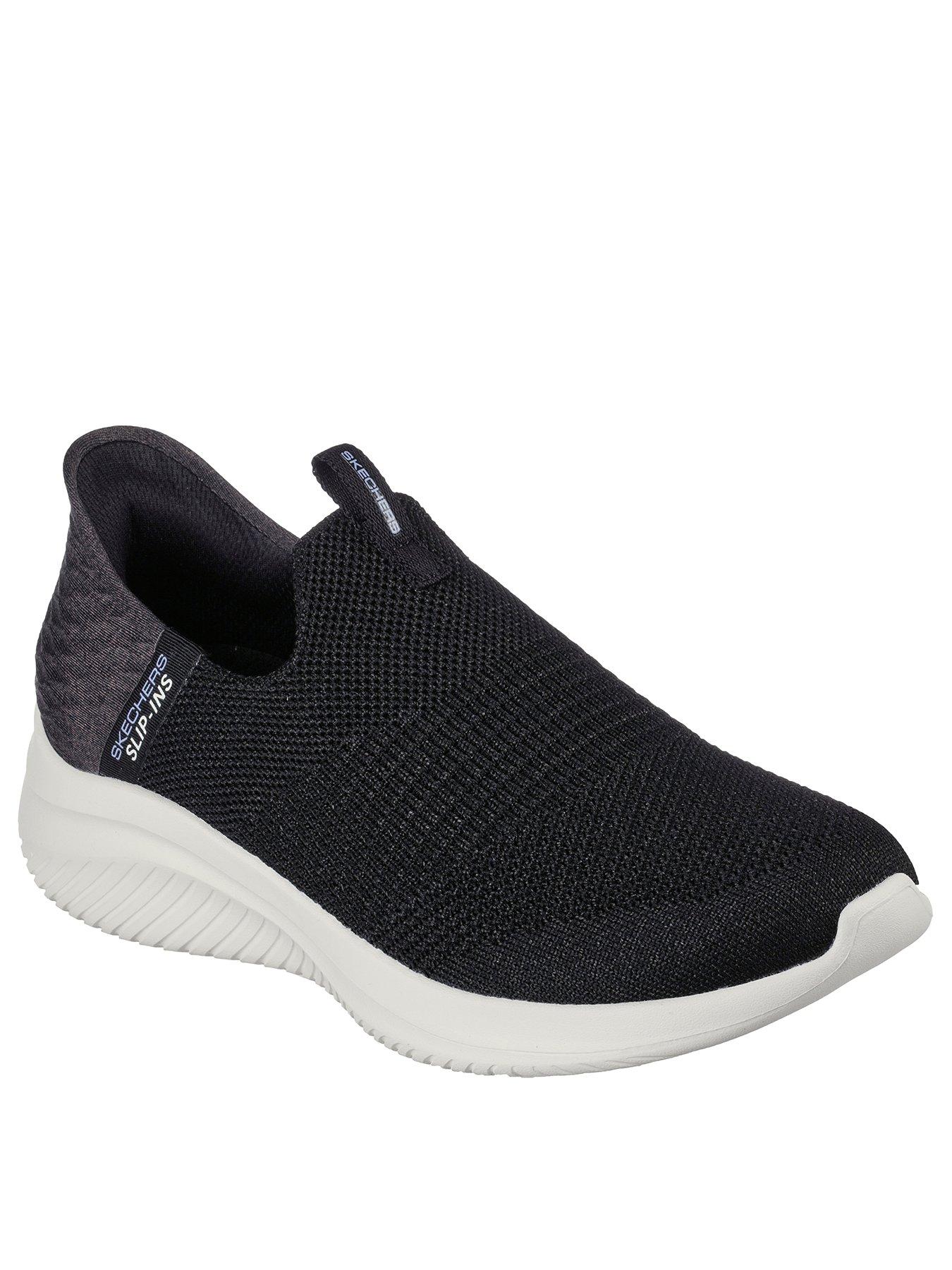  image of skechers-wide-fit-ultra-flex-30-trainer-black