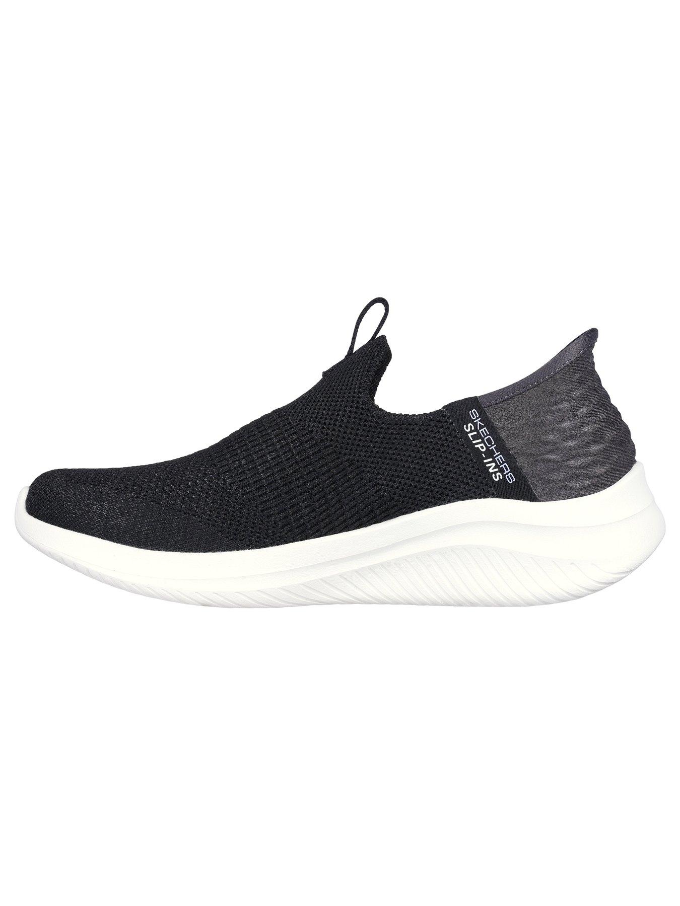  image of skechers-wide-fit-ultra-flex-30-trainer-black
