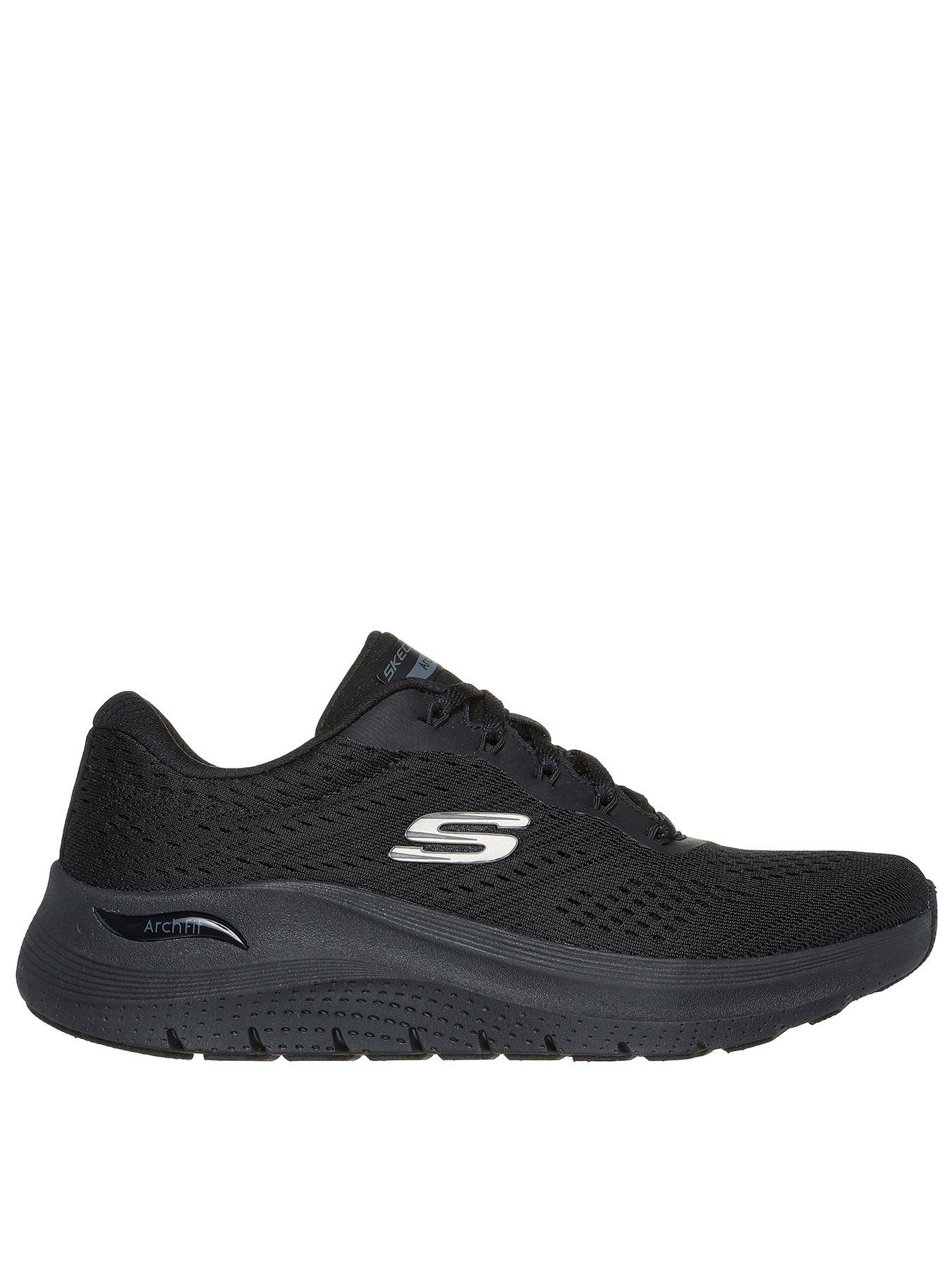 skechers-wide-fit-arch-fit-20--big-league-trainer-black