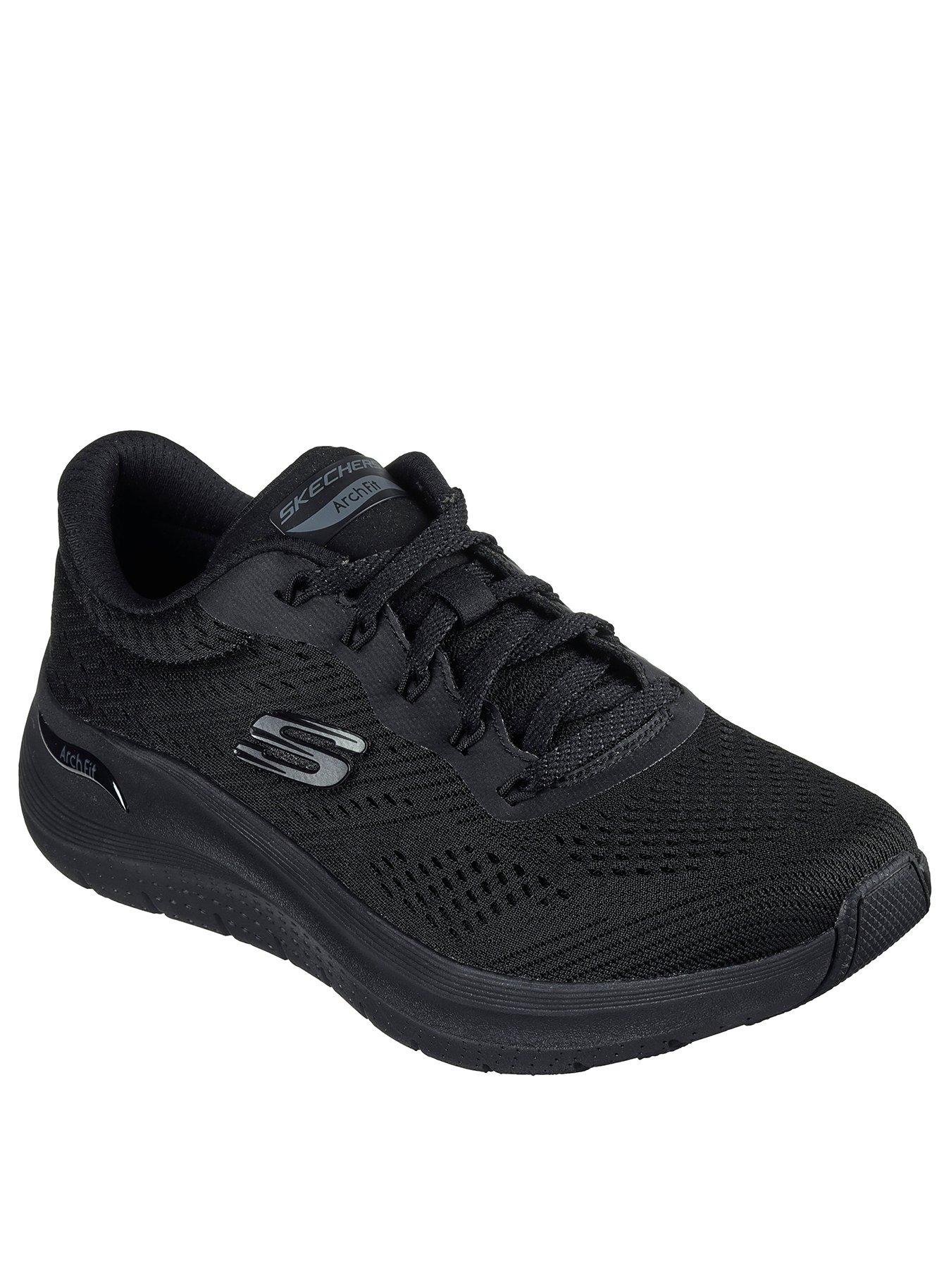  image of skechers-wide-fit-arch-fit-20--big-league-trainer-black