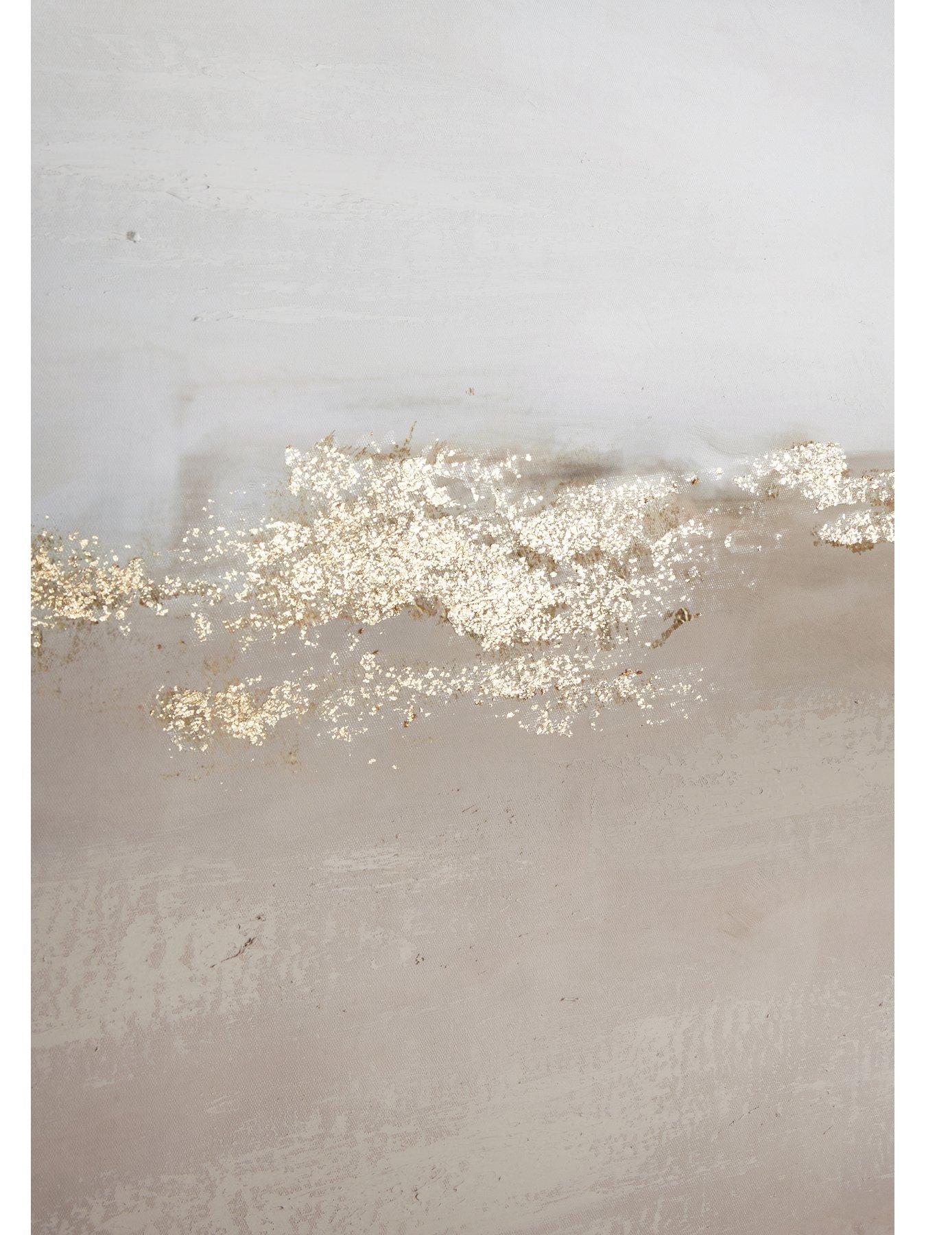 image of very-home-abstract-gold-foil-hand-touched-printed-canvas