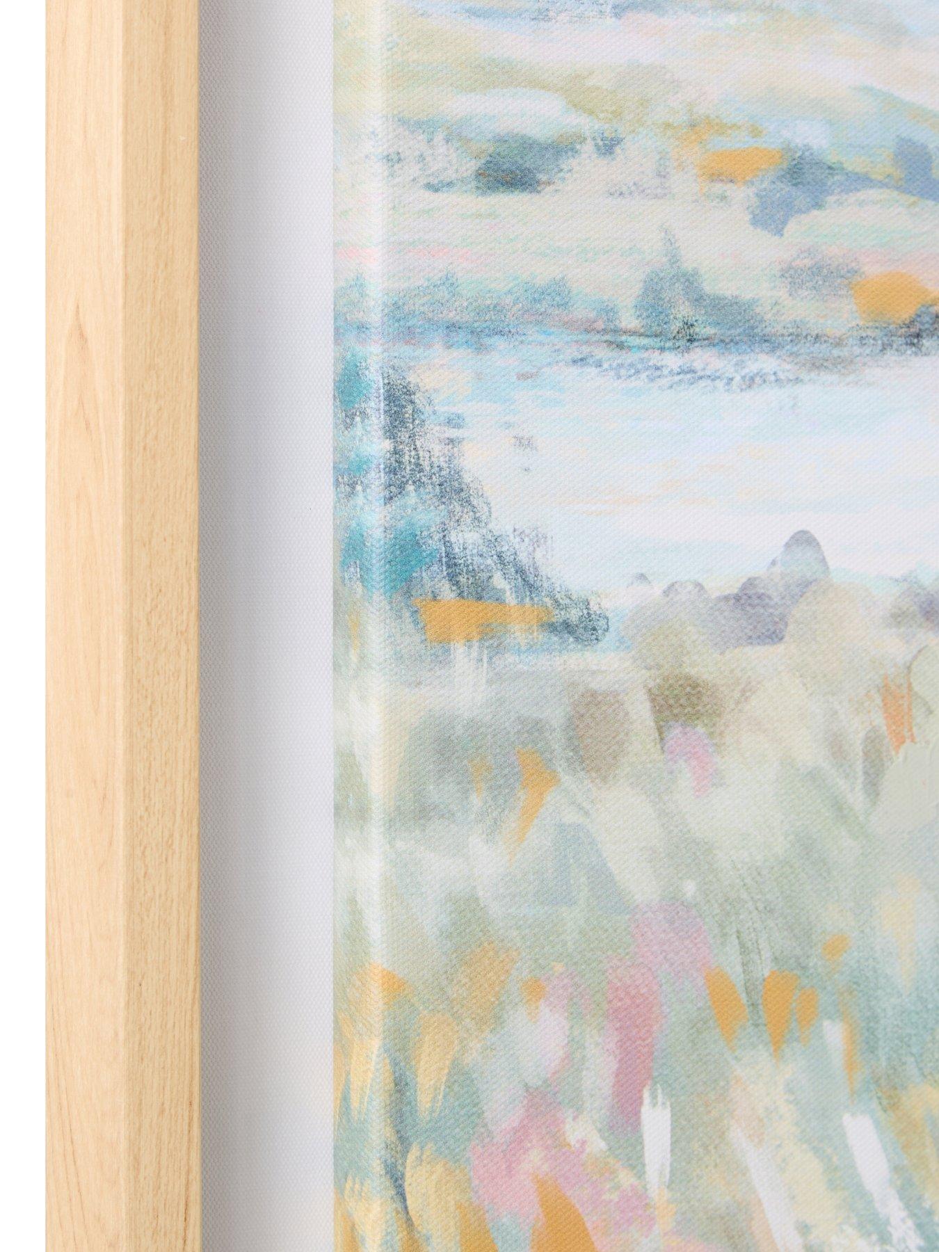  image of the-very-collection-meadow-field-landscape-capped-print-canvas-60x80cm