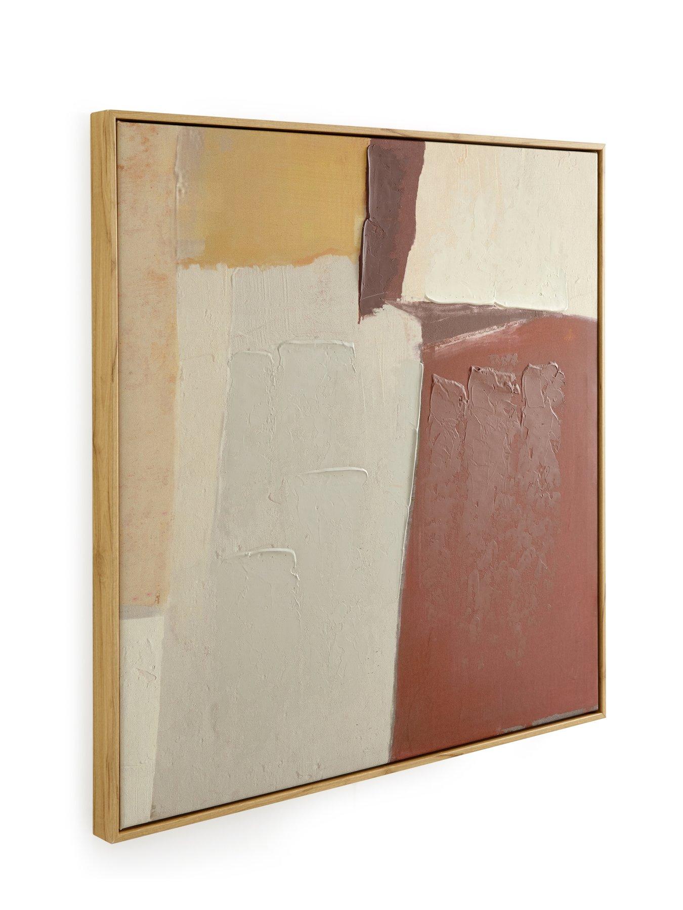  image of very-home-capped-abstract-printed-canvas-print-with-hand-painted-detail