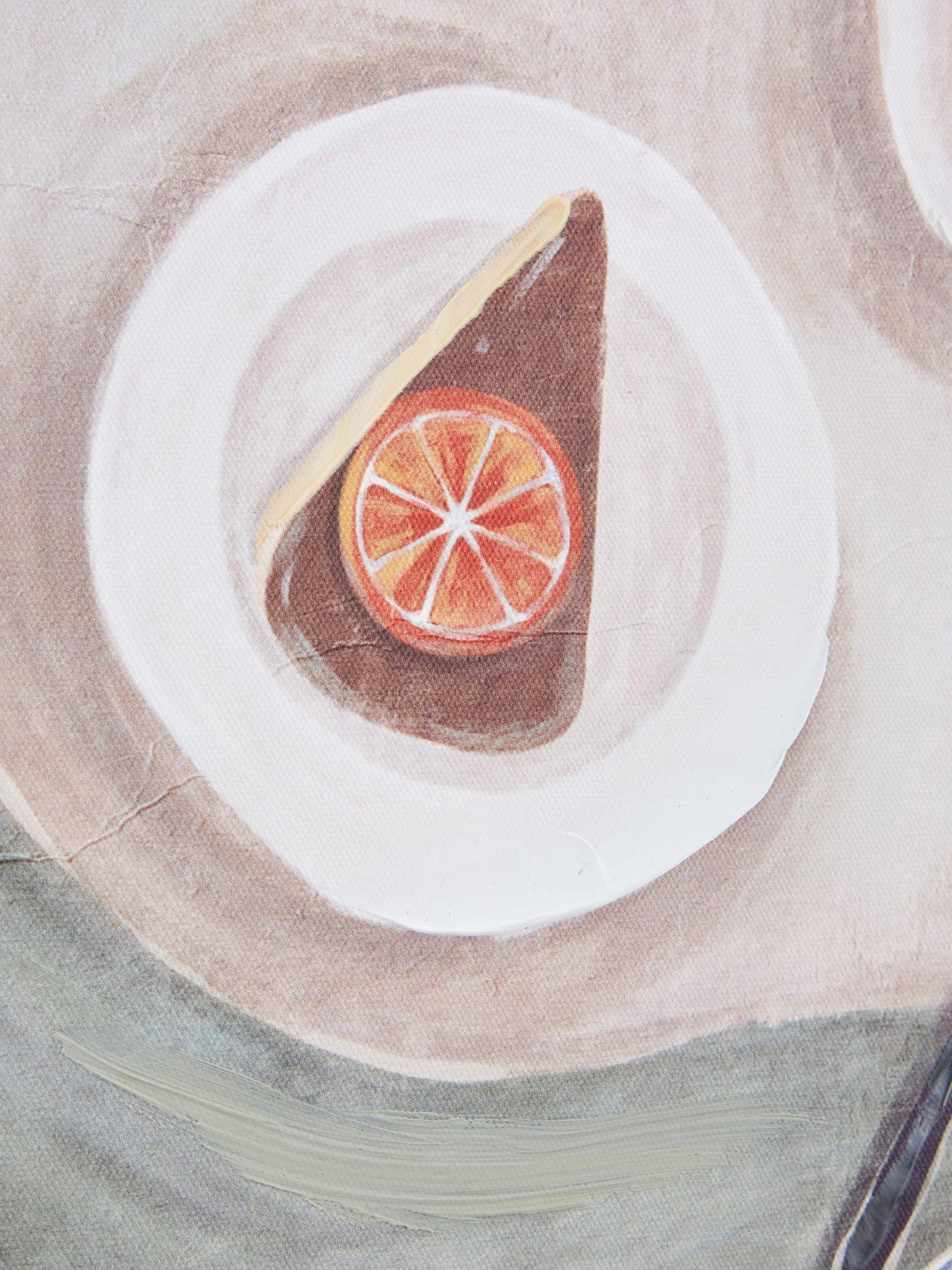  image of very-home-breakfast-printed-canvas-wall-art-with-hand-painted-details