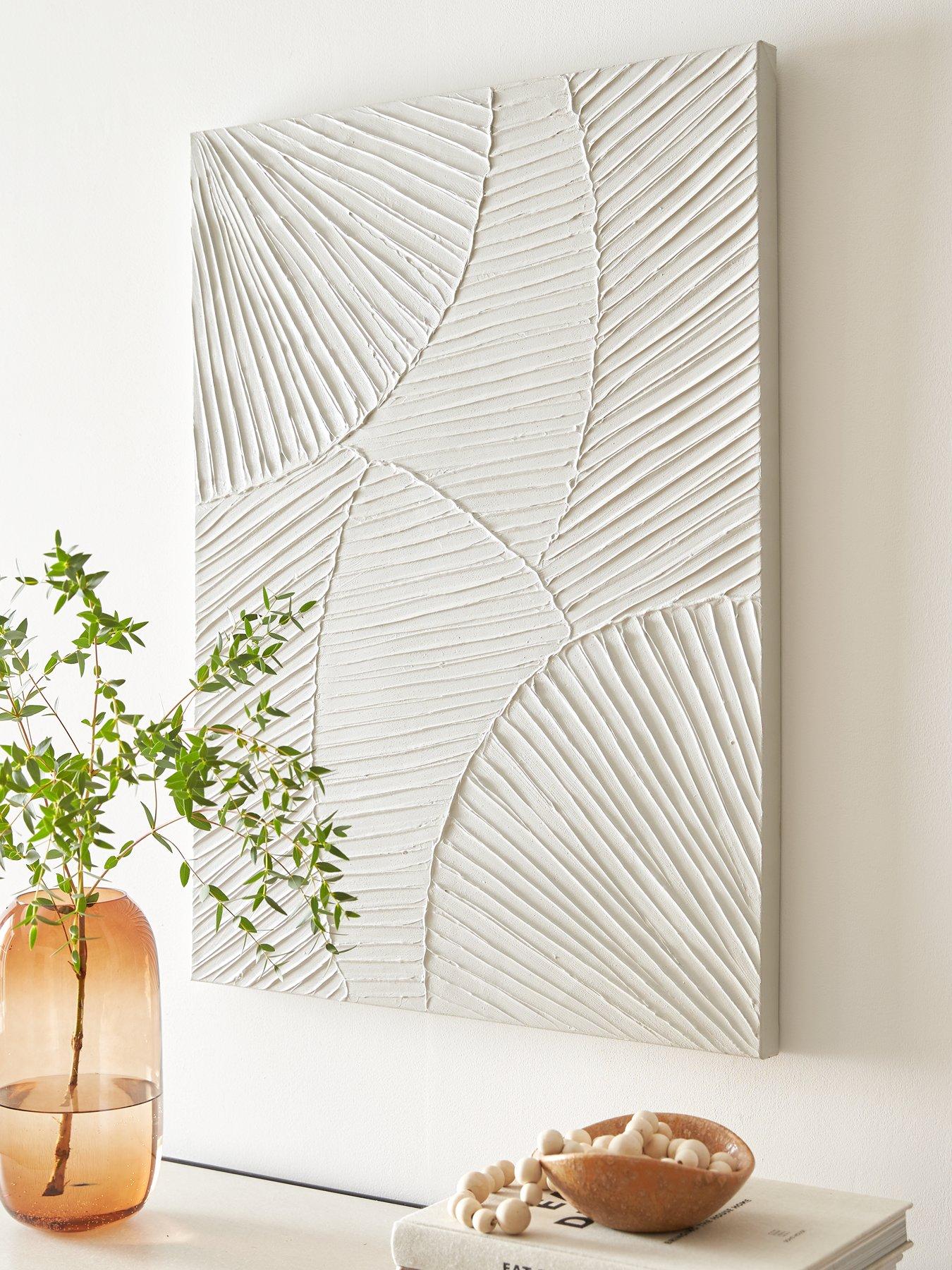 undefined Raked Hand Paint Capped Canvas 60x80cm