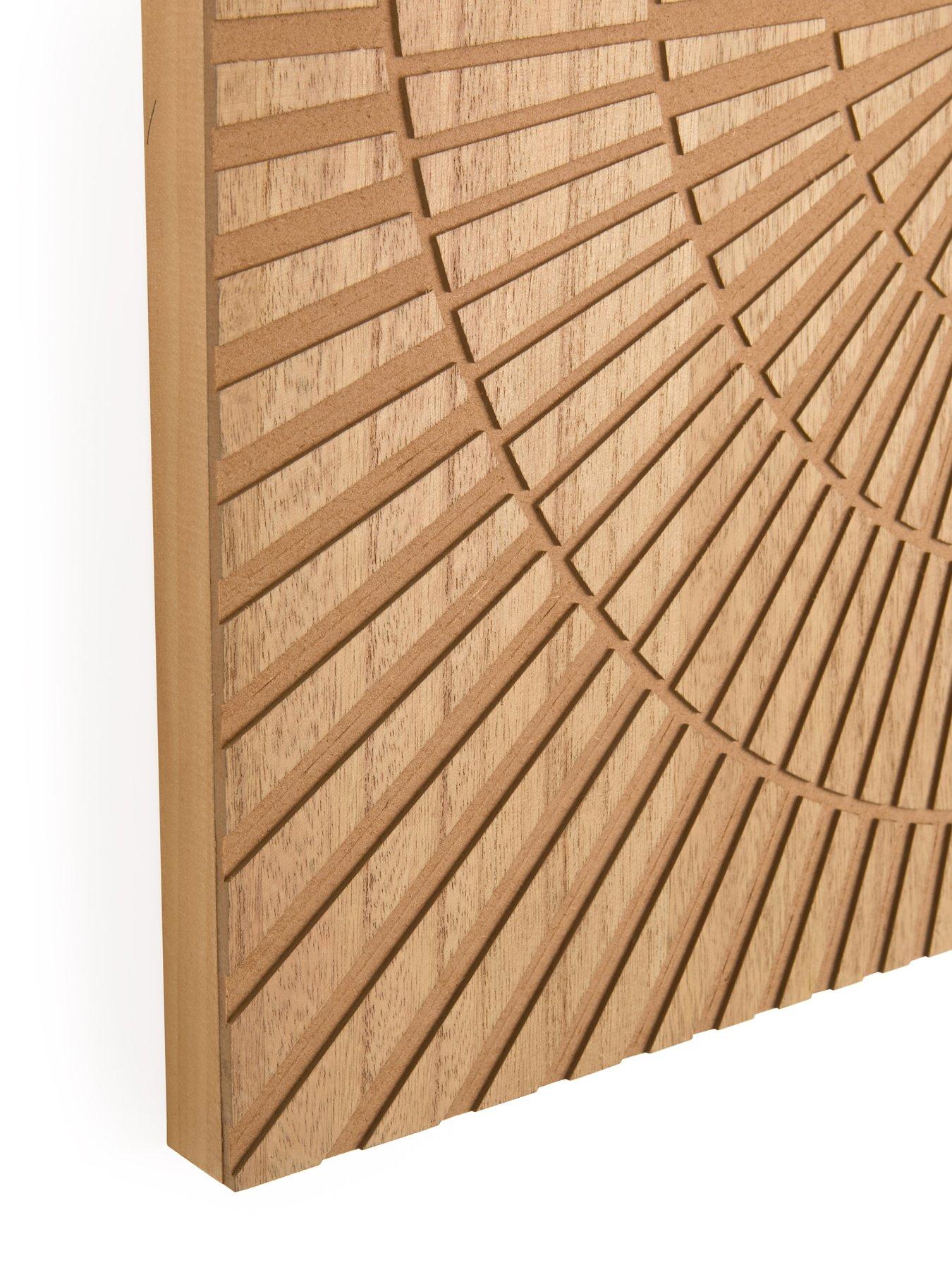  image of very-home-3d-raised-circle-cut-out-wooden-art-60x60cm