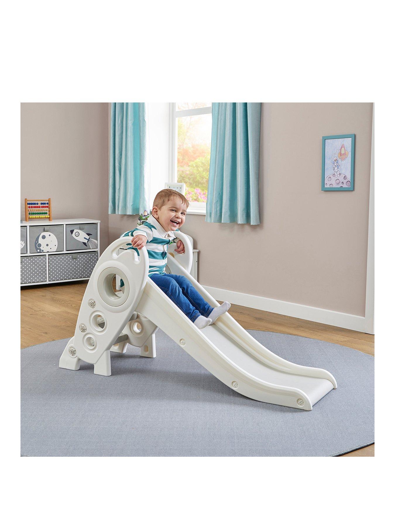  image of liberty-house-folding-kids-rocket-slide-white-and-grey