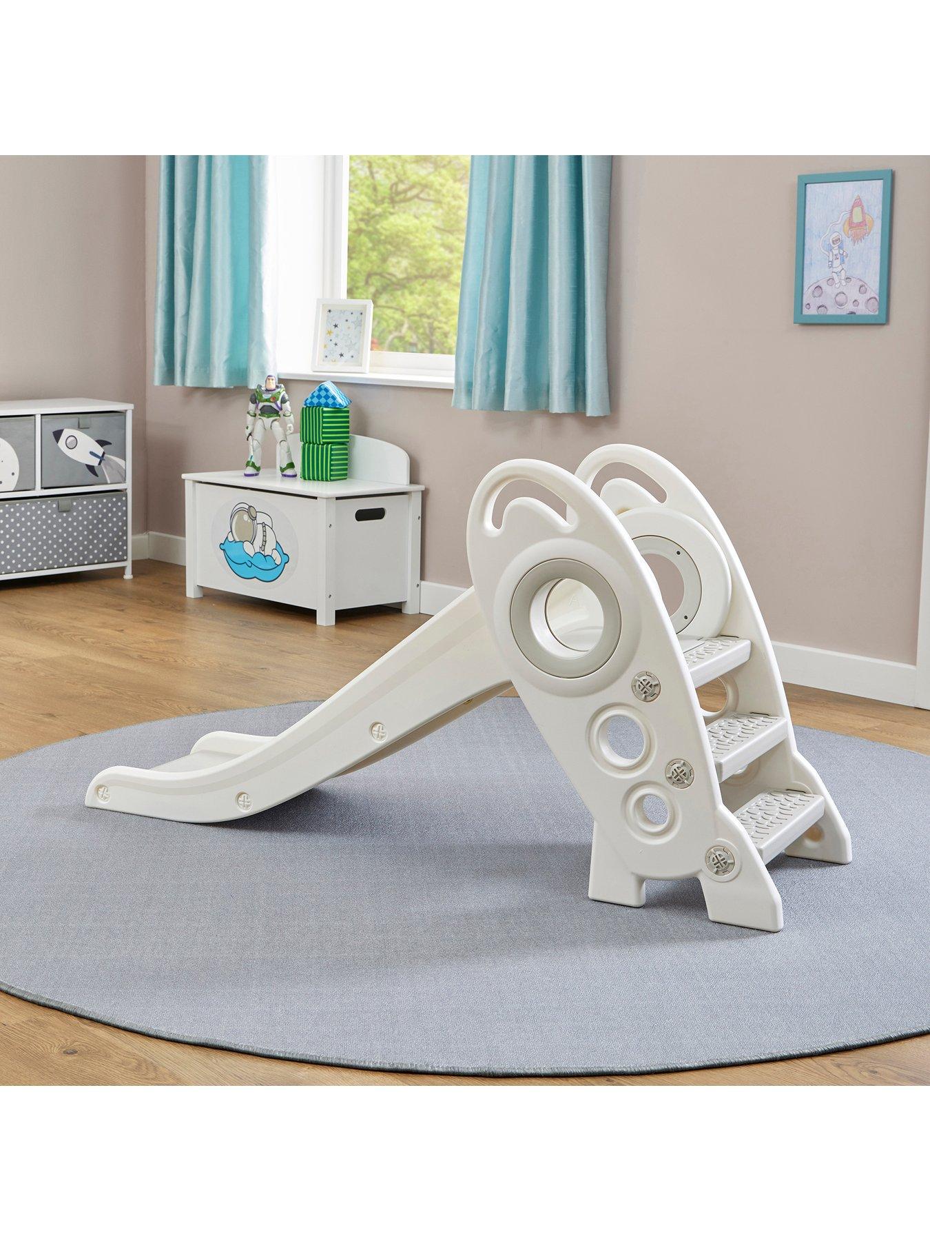  image of liberty-house-folding-kids-rocket-slide-white-and-grey