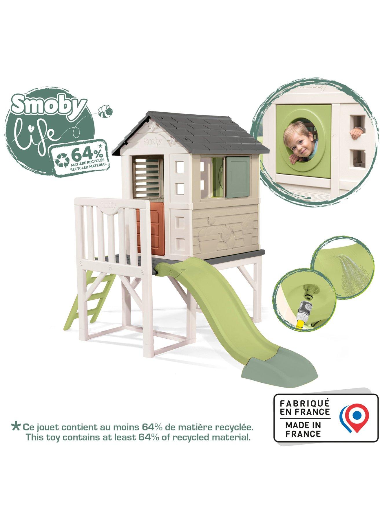 Image 2 of 7 of Smoby Life House On Stilts Playhouse with Slide