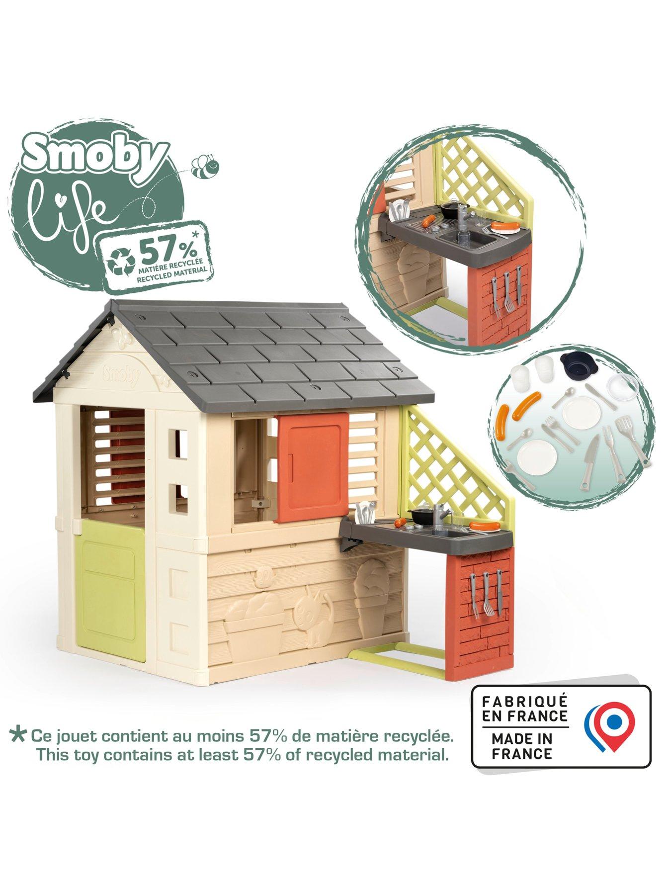 Image 2 of 7 of Smoby Life Nature Playhouse with Kitchen