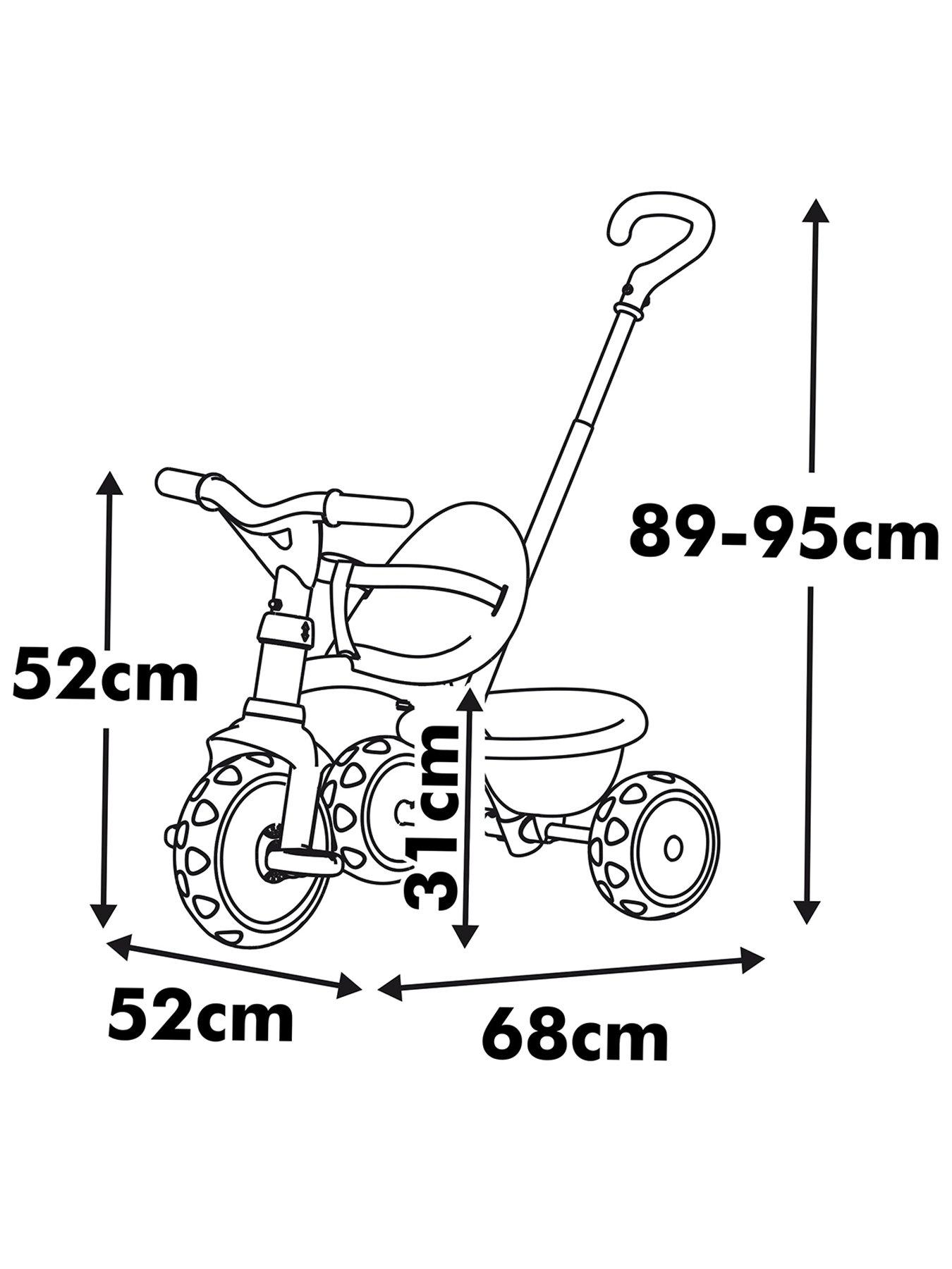 Image 6 of 7 of Smoby Be Move Tricycle Pink - From 15 Months