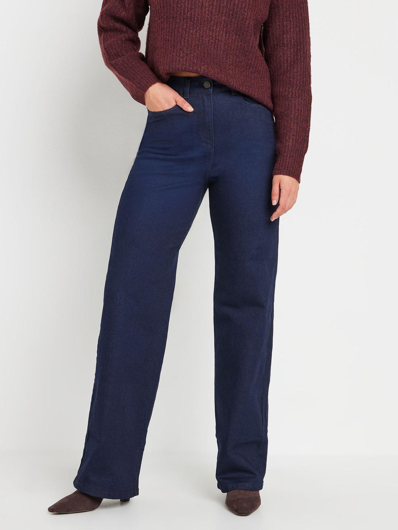undefined Tall Wide Leg Jean 34" - Blue