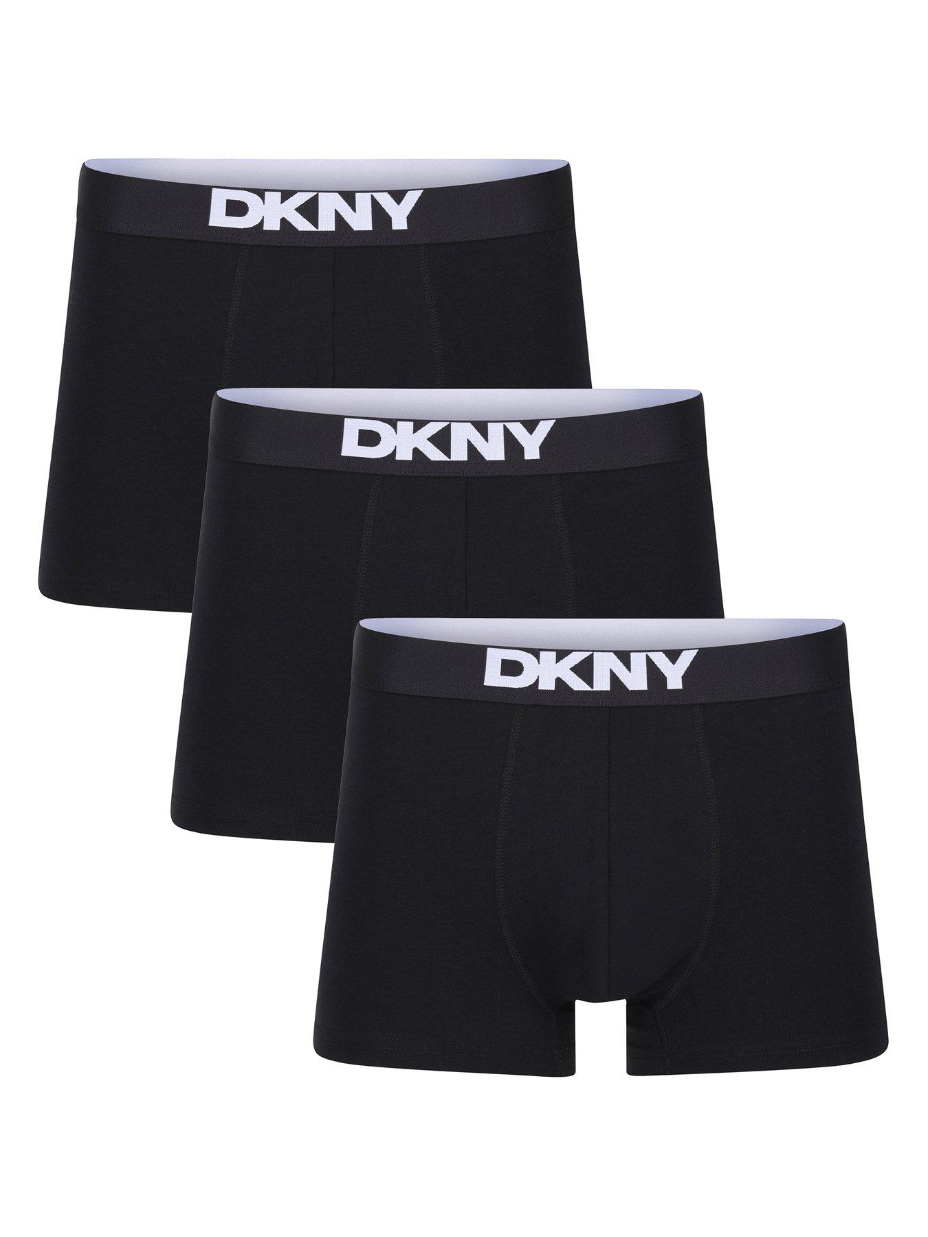  image of dkny-new-york-modal-3-pack-trunks-black