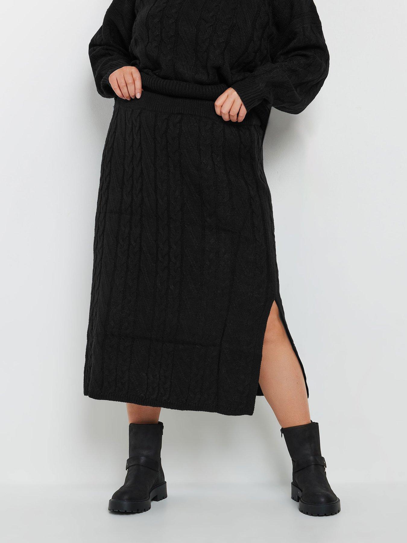 undefined Curve Cable Skirt - Black