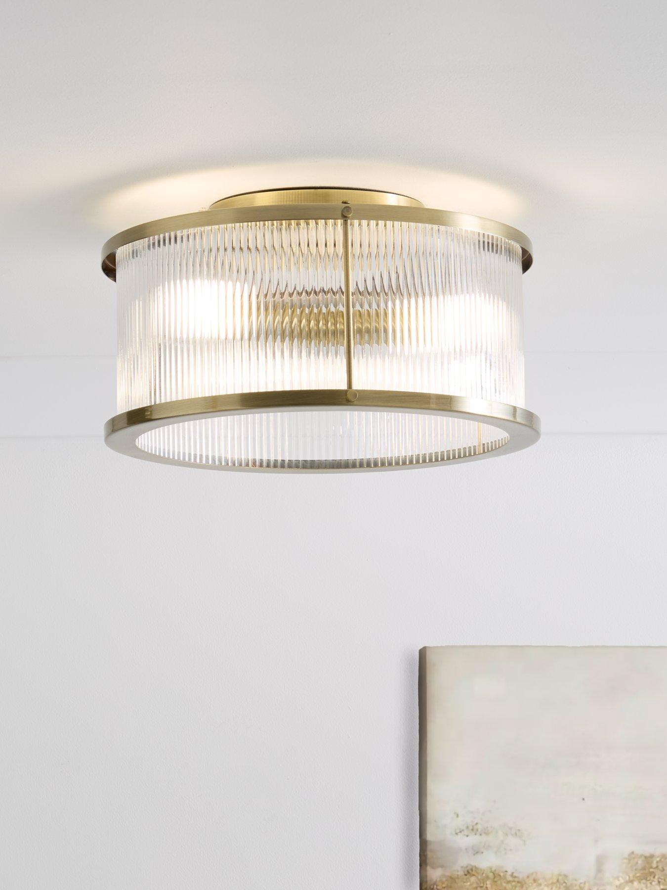 very-home-semi-flush-ribbed-glass