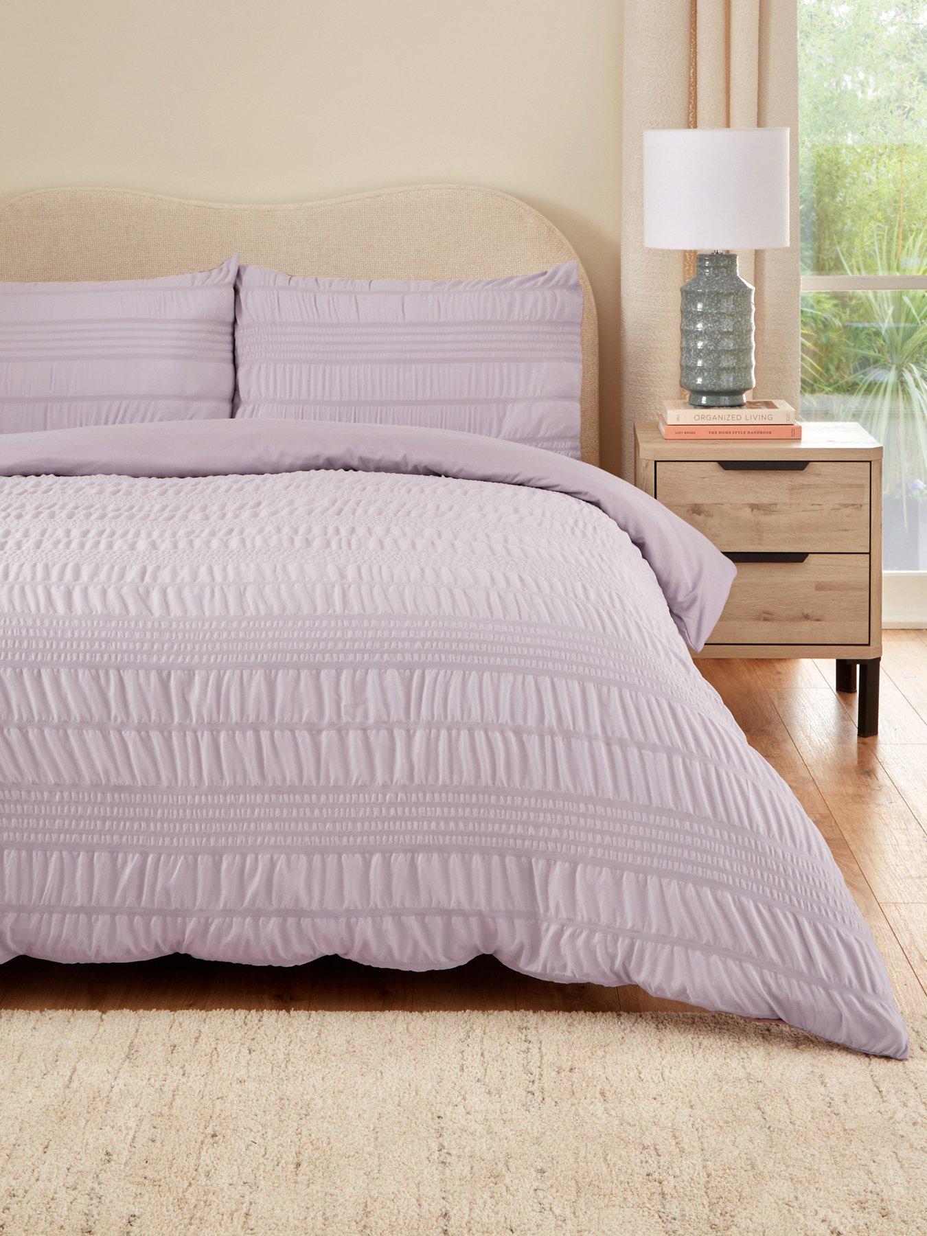 very-home-athena-super-soft-seersucker-duvet-cover-set