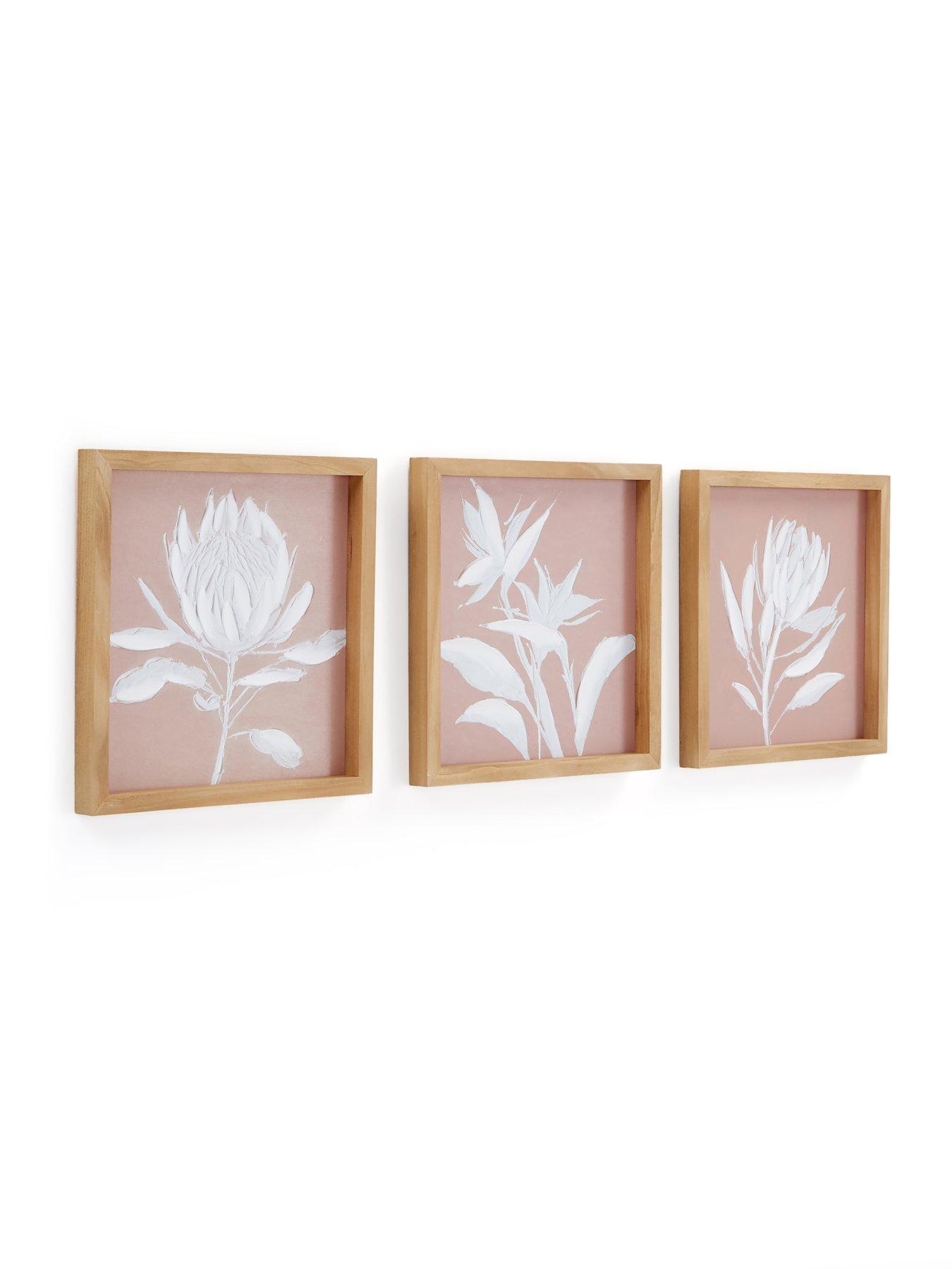 image of very-home-floral-set-of-3-capped-canvases