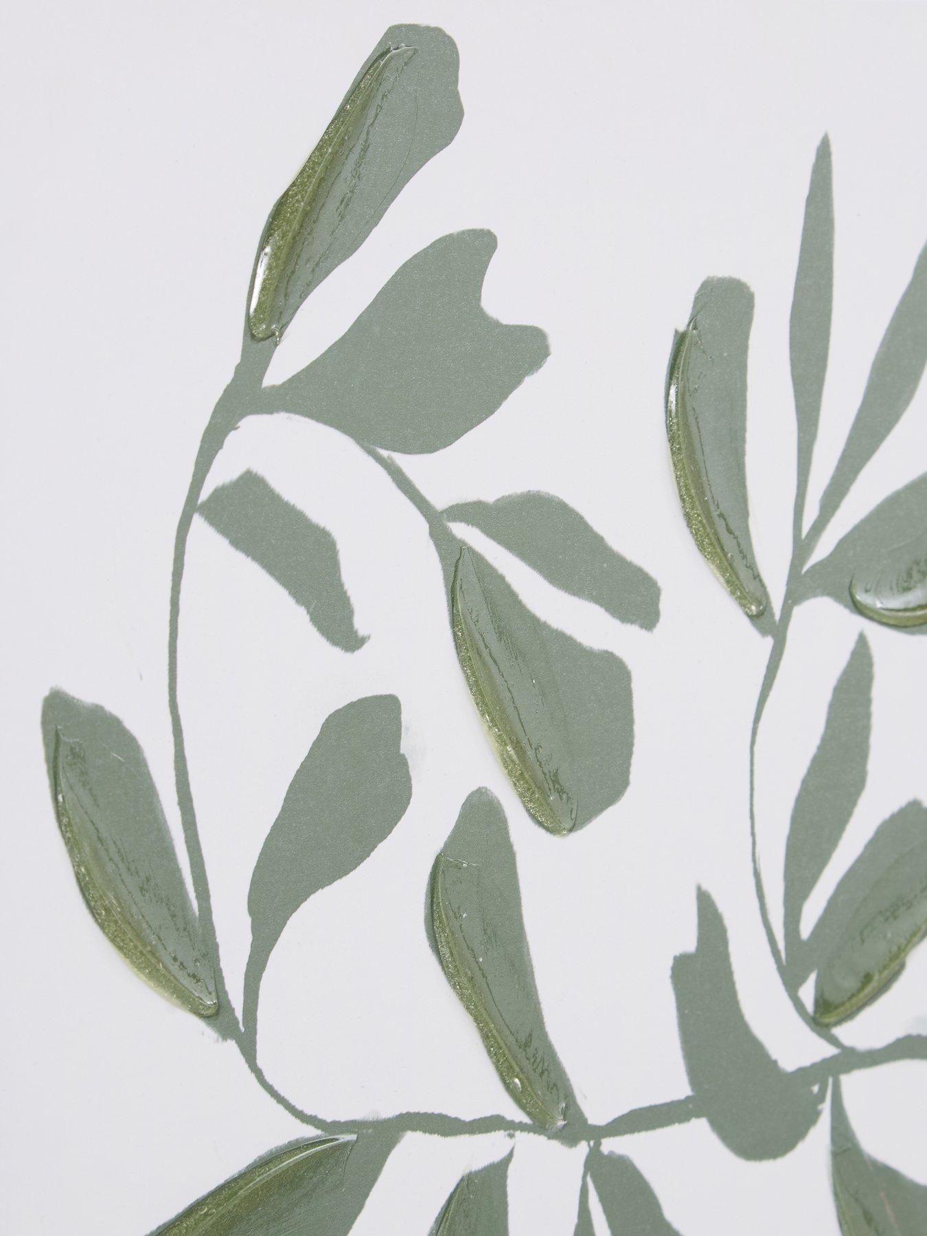  image of very-home-set-of-4-green-abstract-framed-art-prints