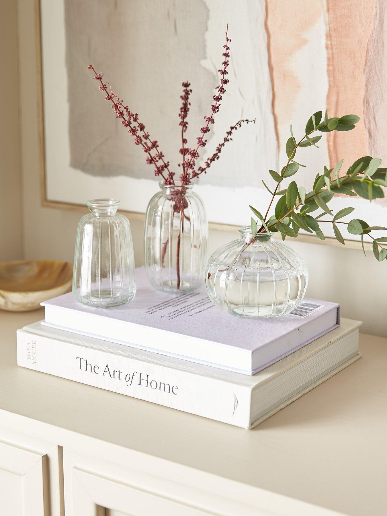 The Very Collection Set of 3 Mini Glass Bud Vases - Clear