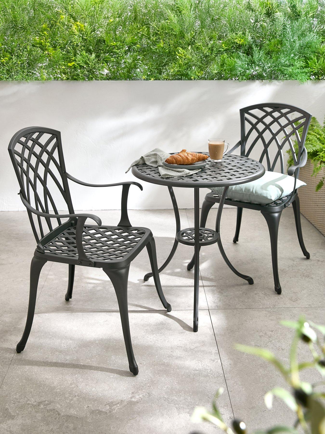 Image 1 of 6 of The Very Collection Cast Aluminium Bistro Set