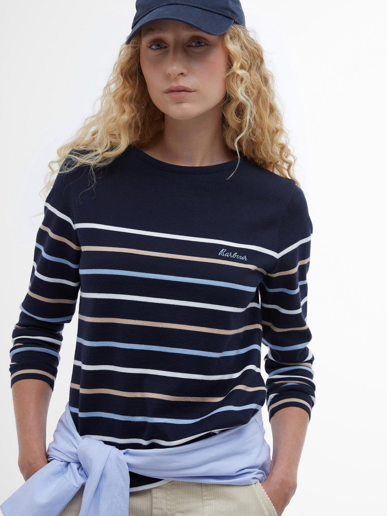  image of barbour-hawkins-top-navy