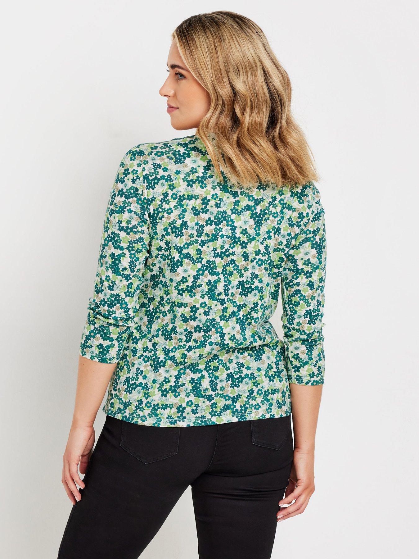  image of mco-34-sleeve-crew-neck-t-shirt-green