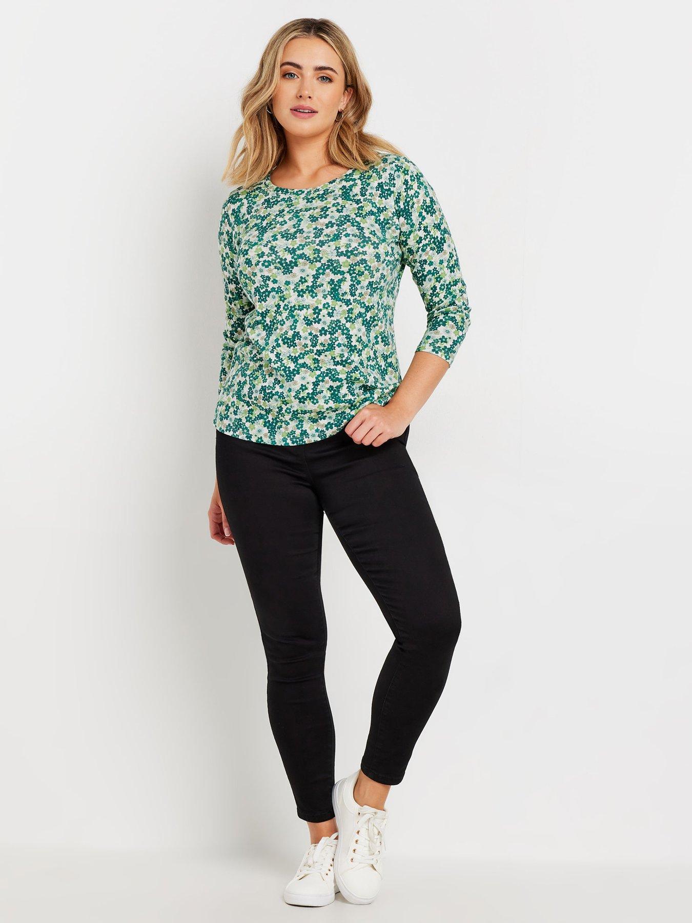  image of mco-34-sleeve-crew-neck-t-shirt-green