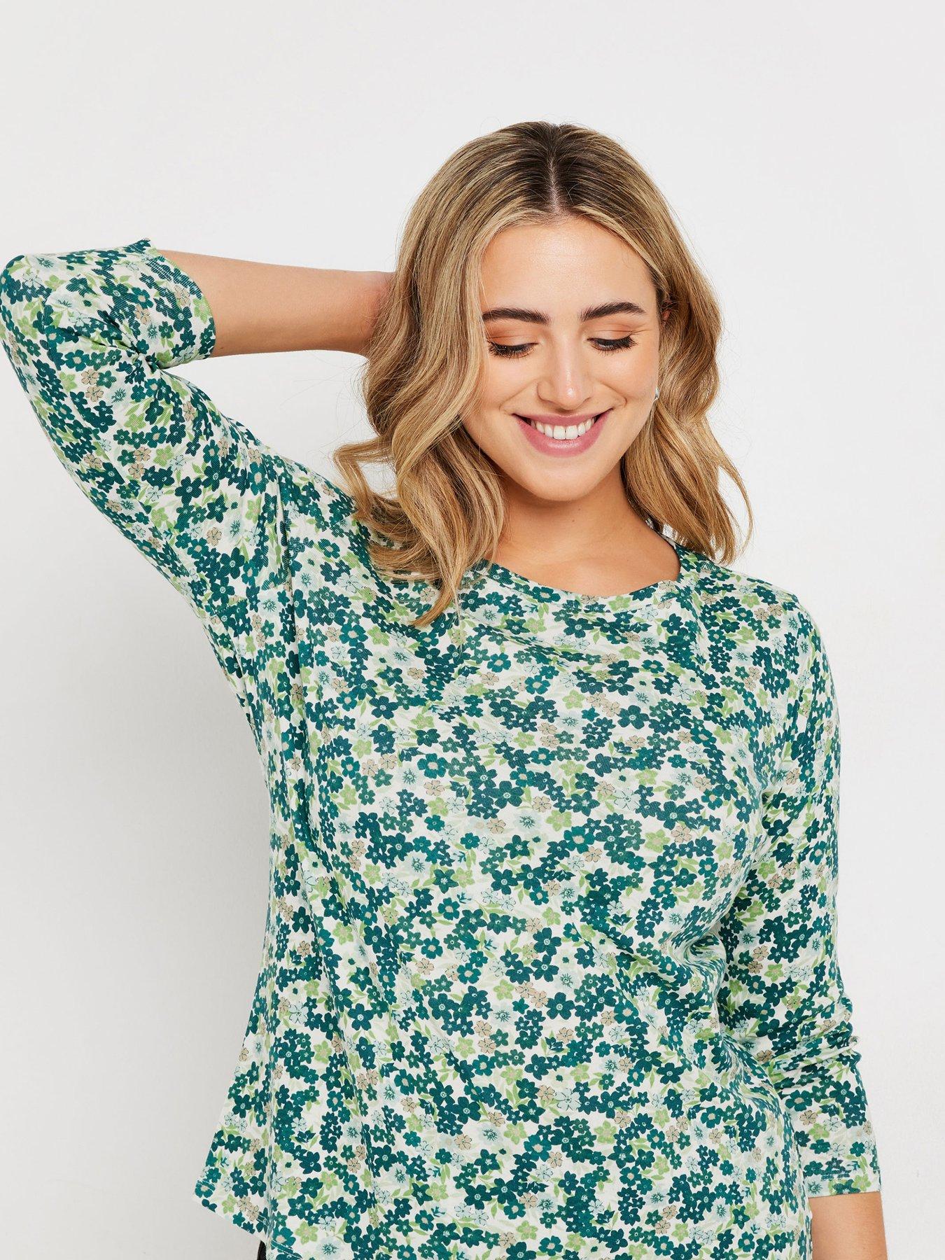  image of mco-34-sleeve-crew-neck-t-shirt-green