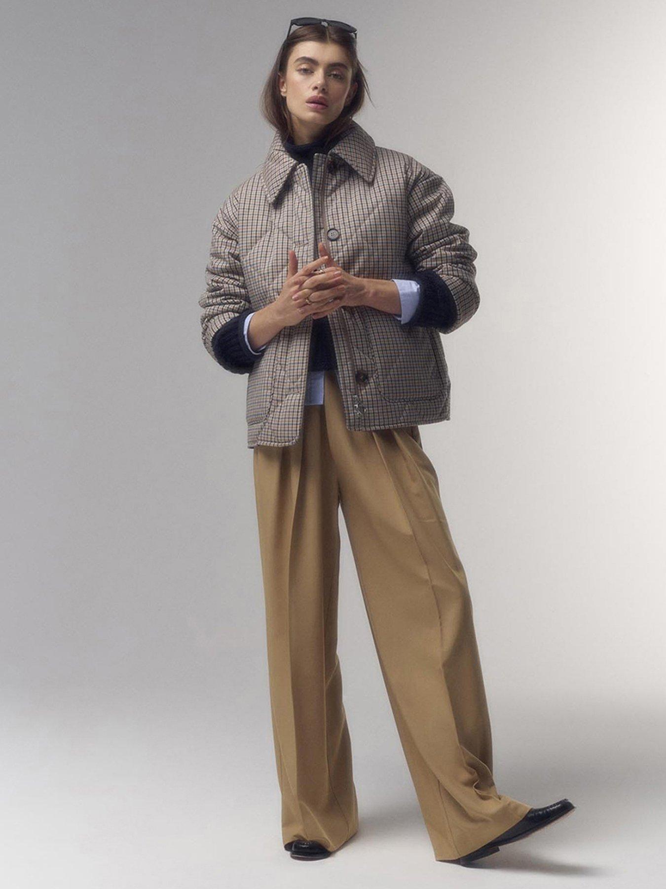  image of barbour-francis-wide-leg-trousers-beige