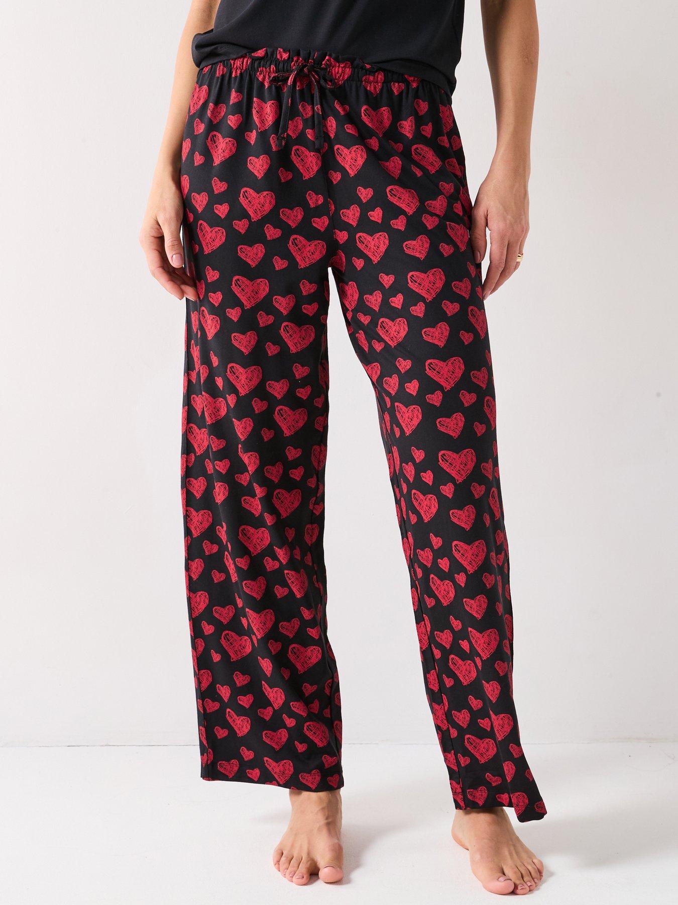 hugo-heart-patterned-nikka-pyjama-pants-red