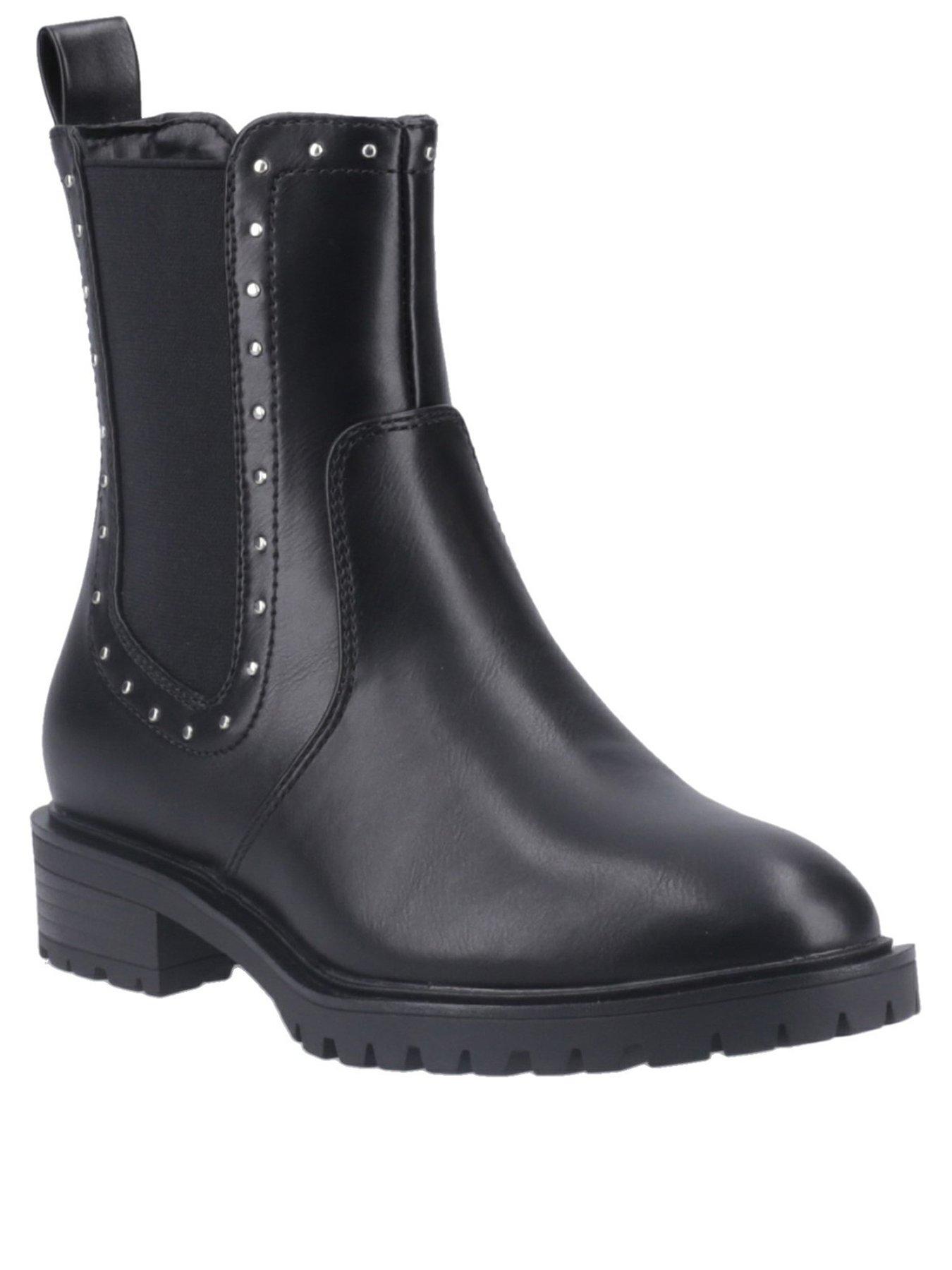  image of only-tina-studded-chelsea-boot-black