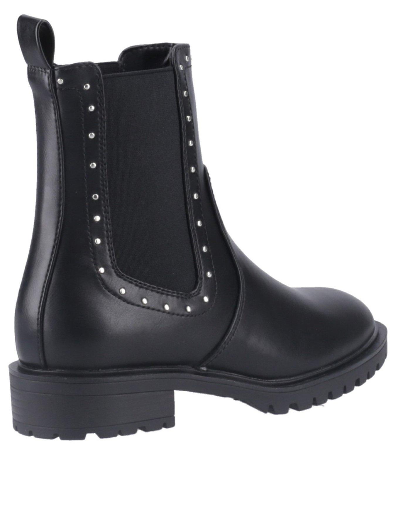  image of only-tina-studded-chelsea-boot-black