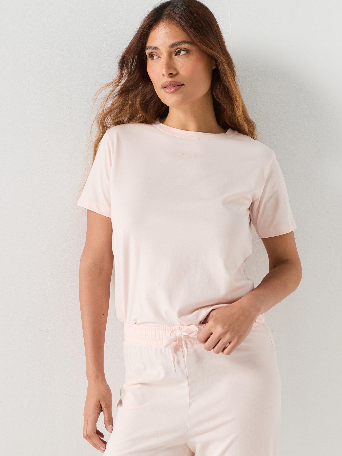 BOSS Logo Pyjama T-Shirt - Pink