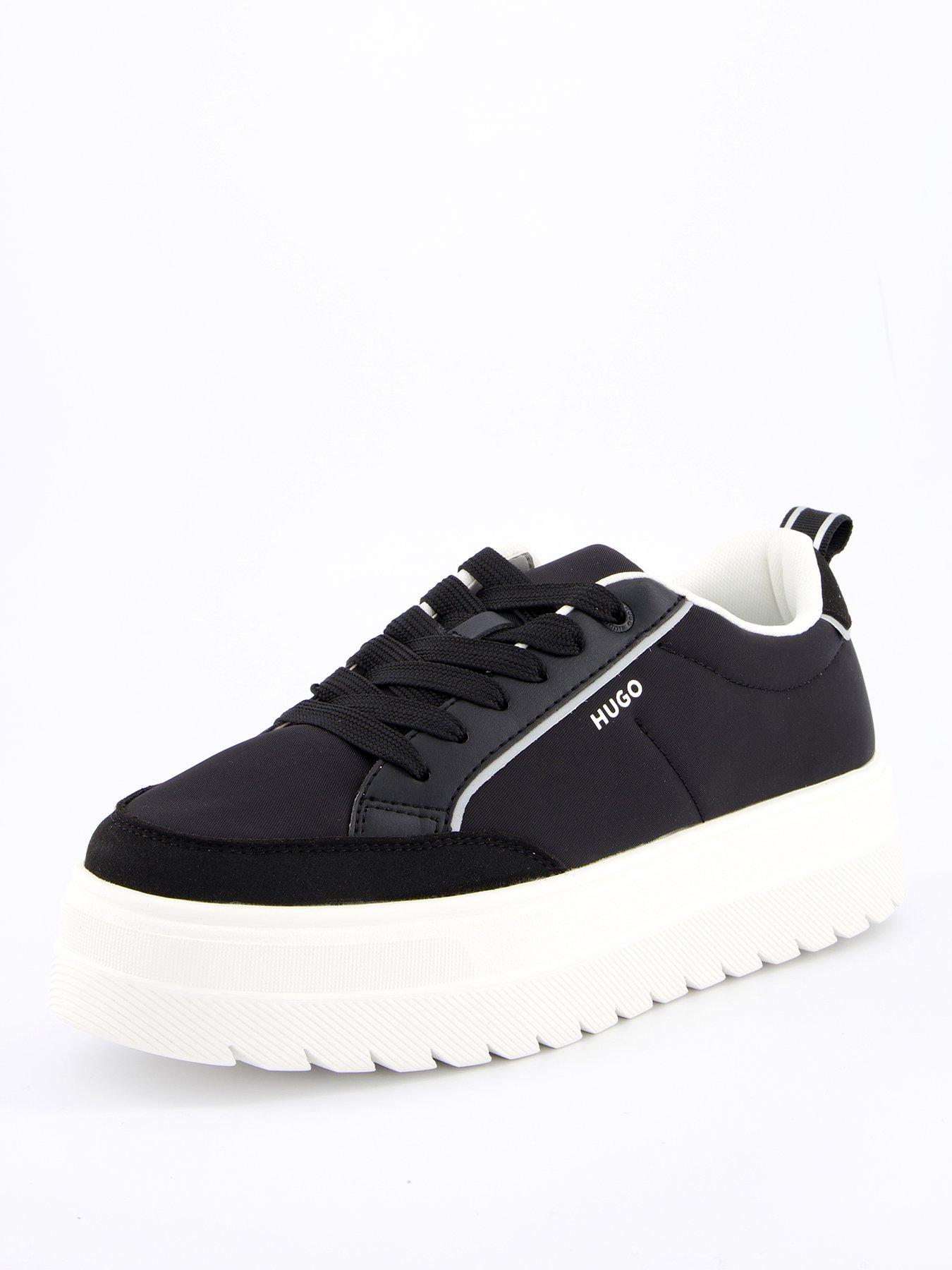  image of hugo-lyssa-tennis-trainers-black