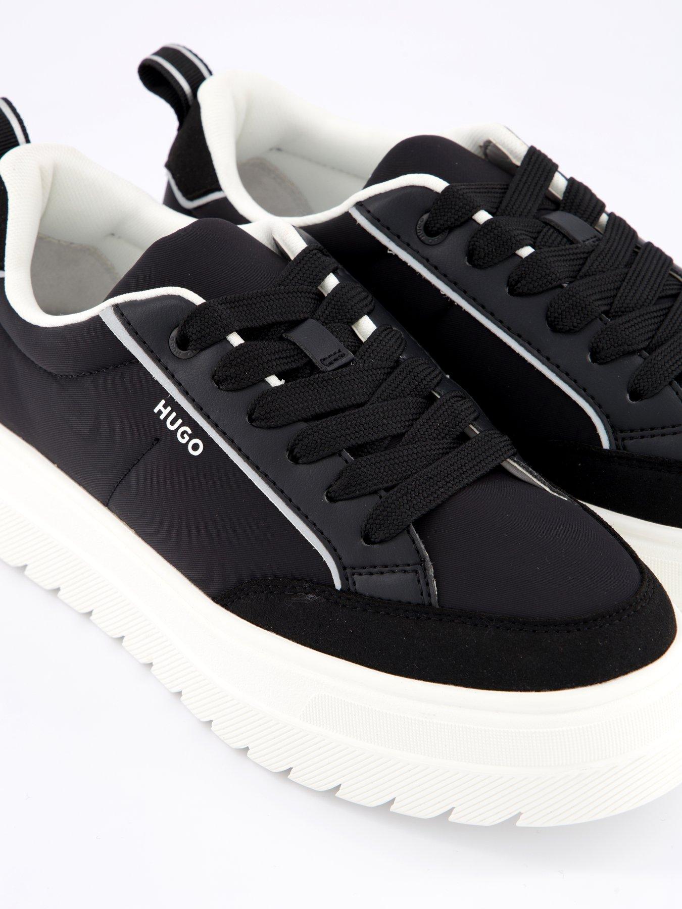  image of hugo-lyssa-tennis-trainers-black