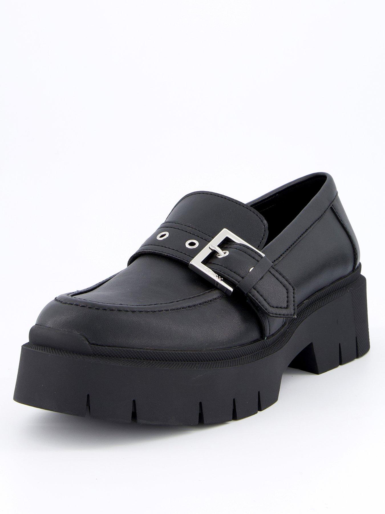  image of hugo-kris-chunky-loafers-black