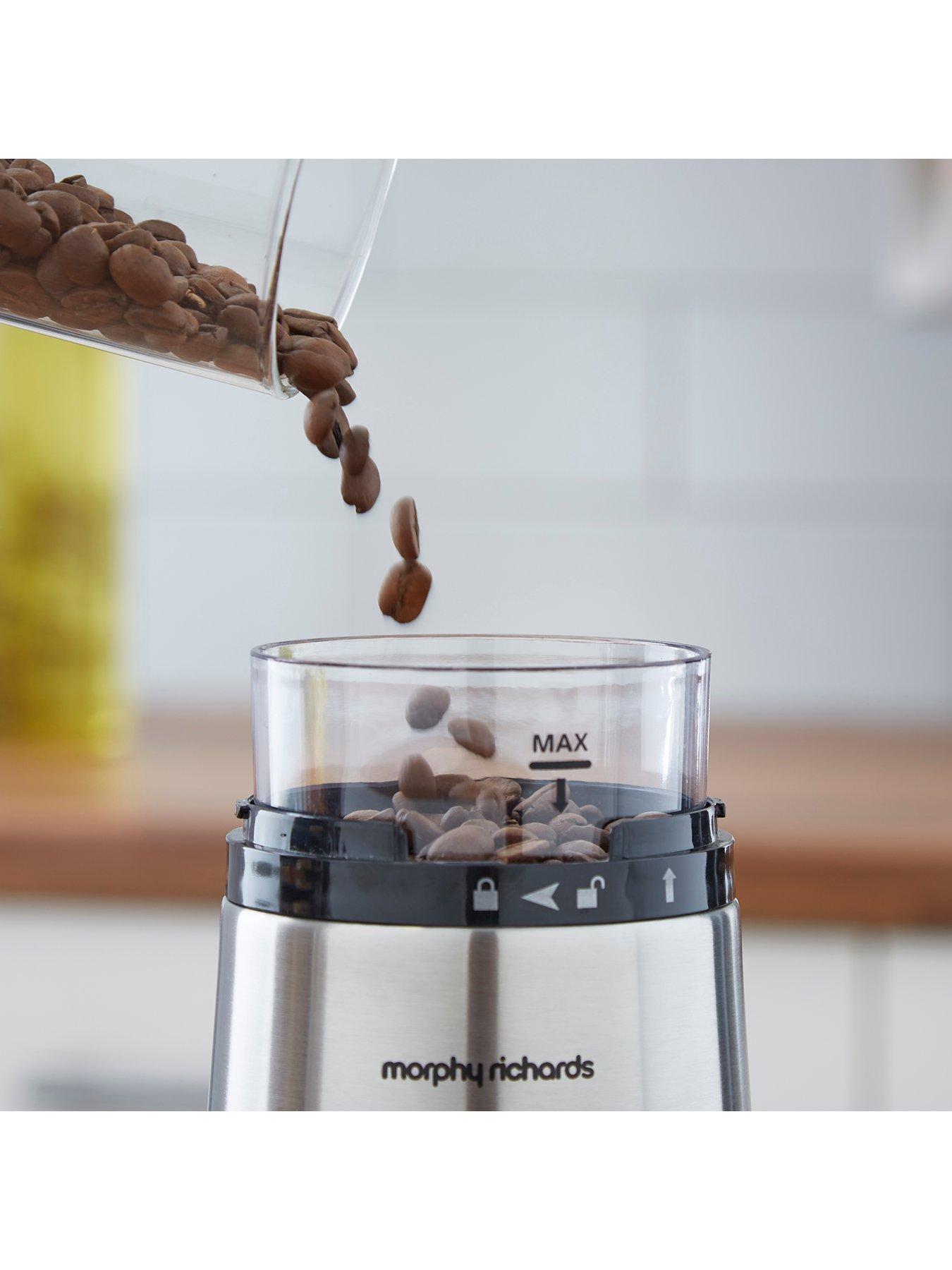 Image 3 of 7 of Morphy Richards Stainless Steel Coffee Grinder