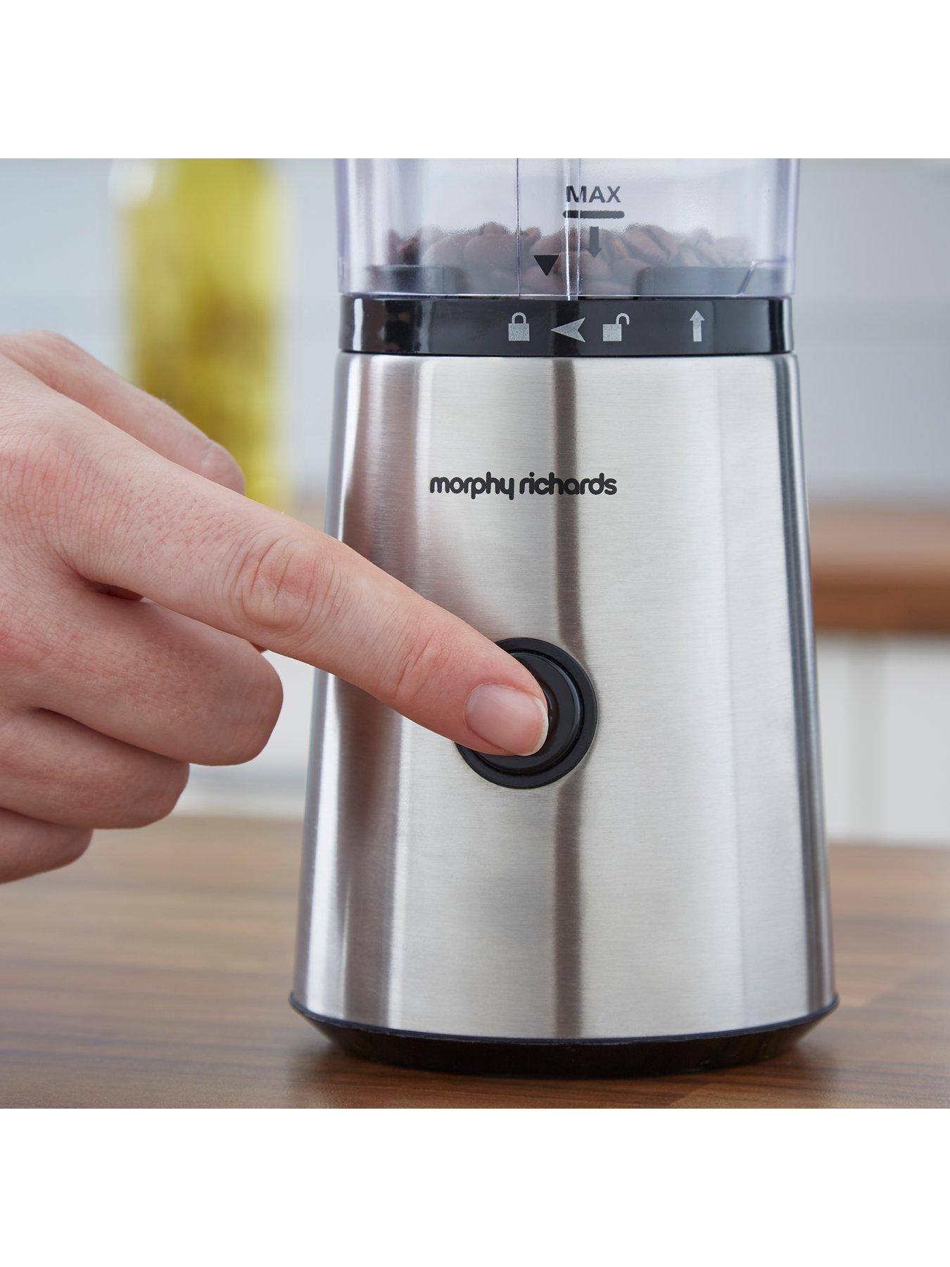 Image 5 of 7 of Morphy Richards Stainless Steel Coffee Grinder